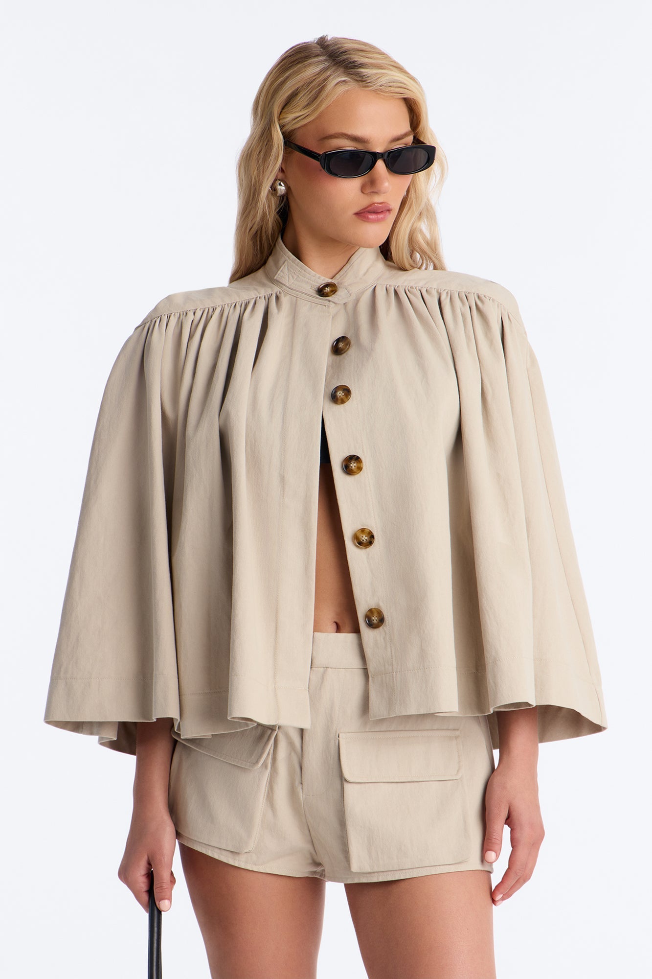 Taylor Twill Hot Short Set - Khaki