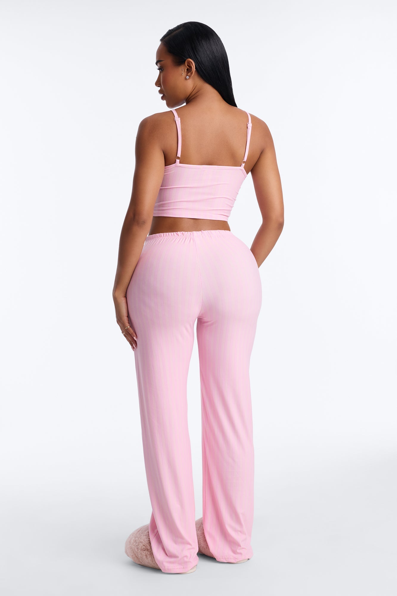 Sequin Bride Squad Cami PJ Pant Set - Pink