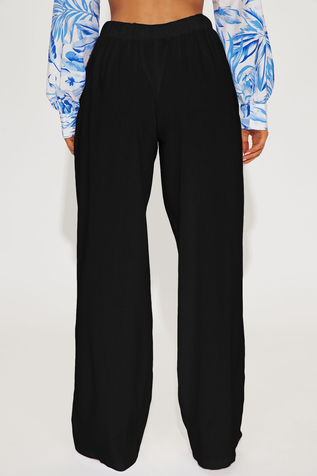 Beach Walks Linen Pant - Black