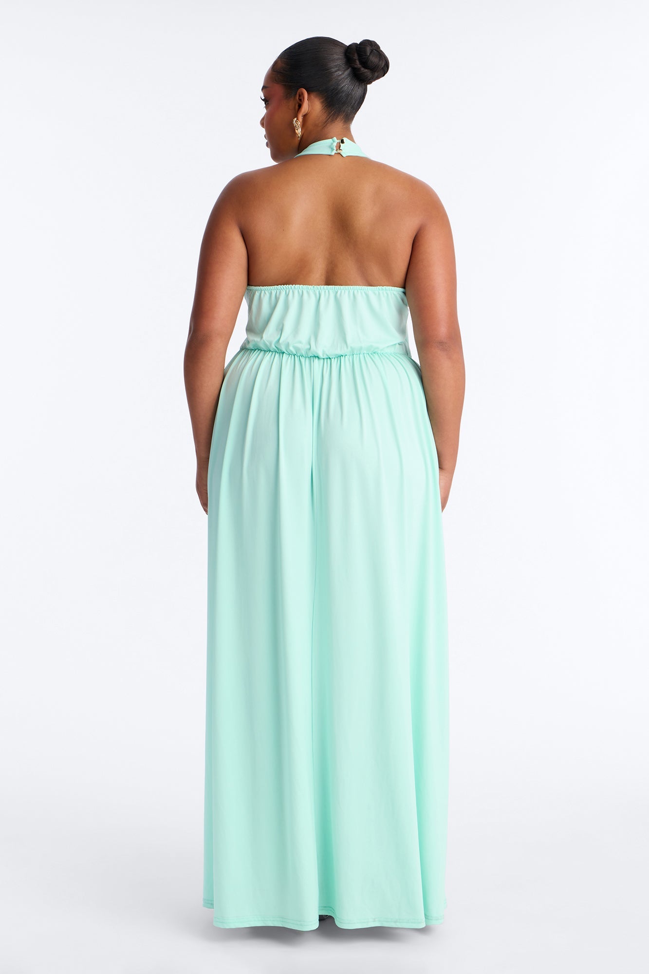 Jayden Halter Hardware Maxi Dress - Aqua