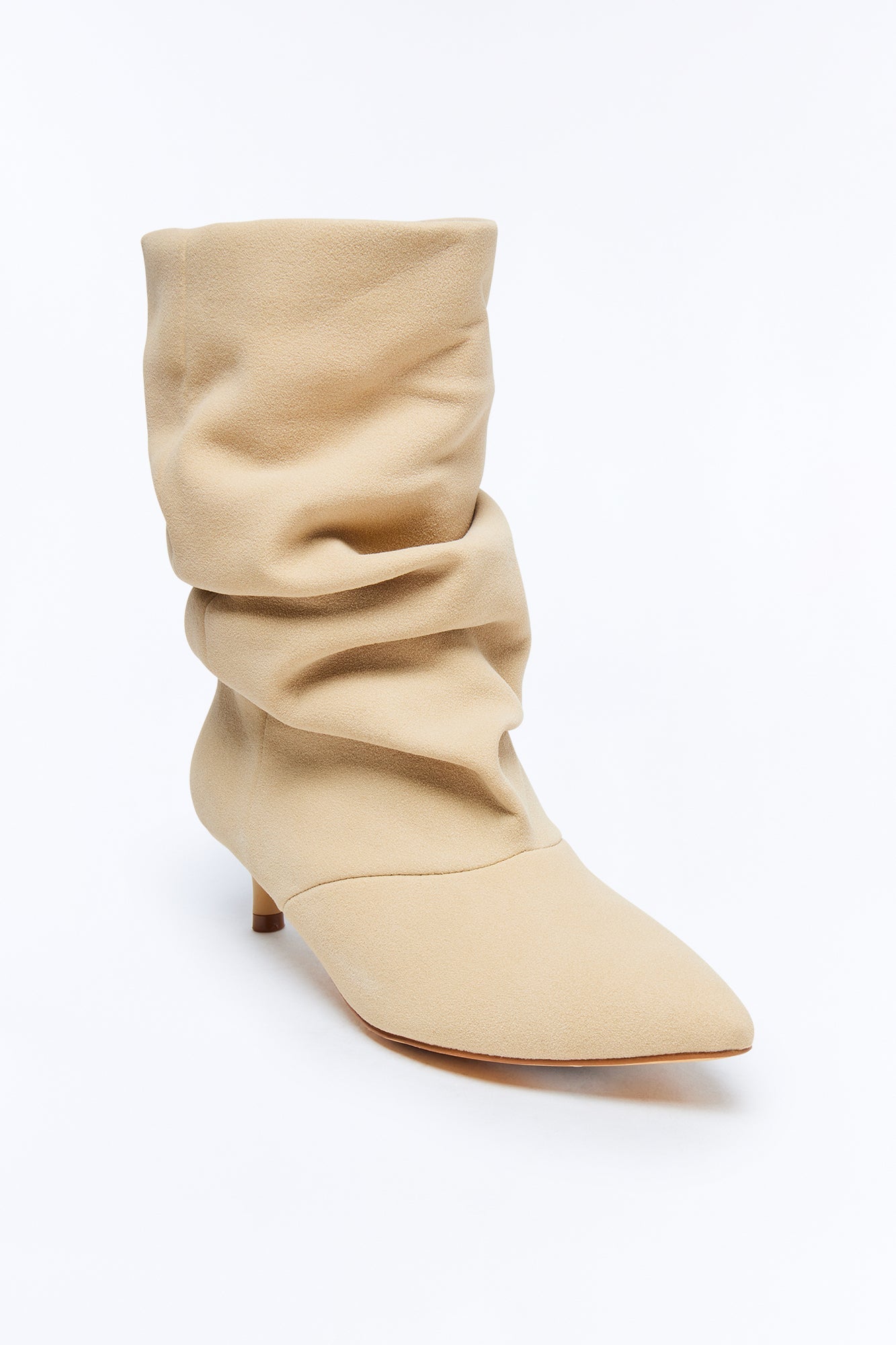 Freddi Ruched Bootie - Sand