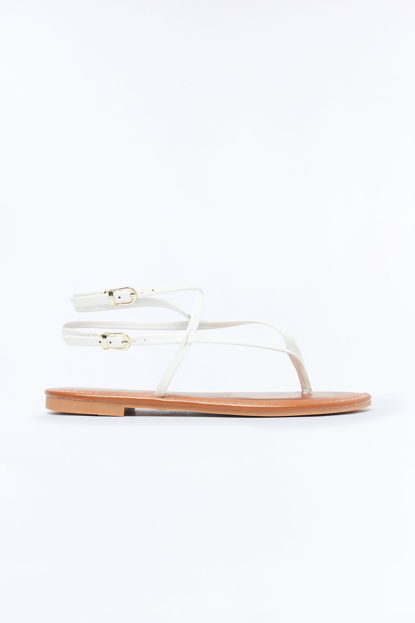 Santa Cruz Ankle Strap Sandals - White