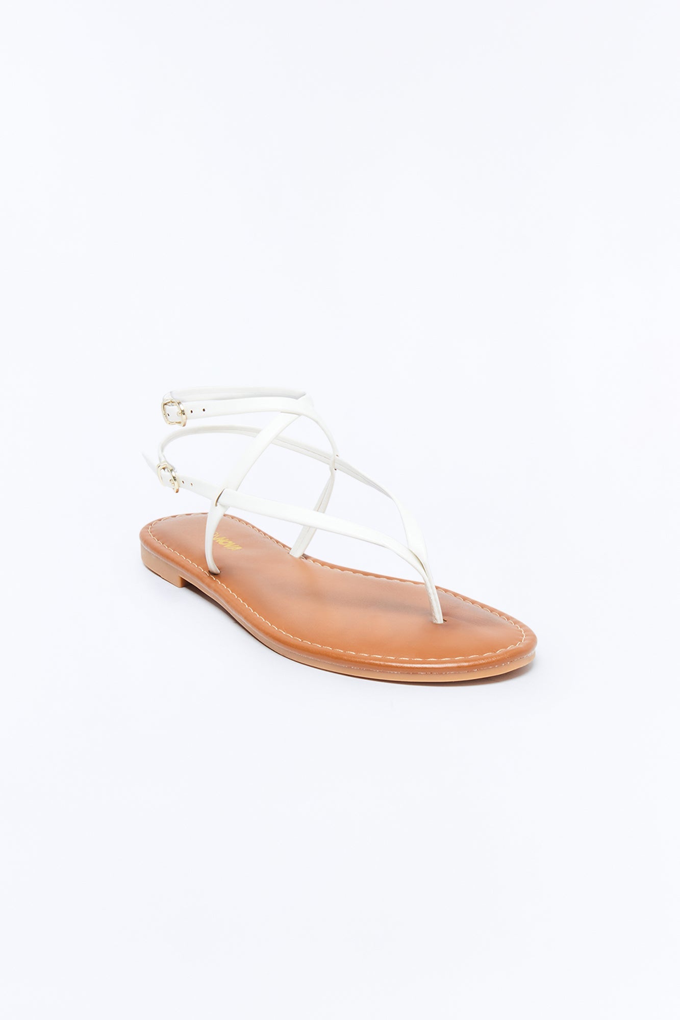 Santa Cruz Ankle Strap Sandals - White