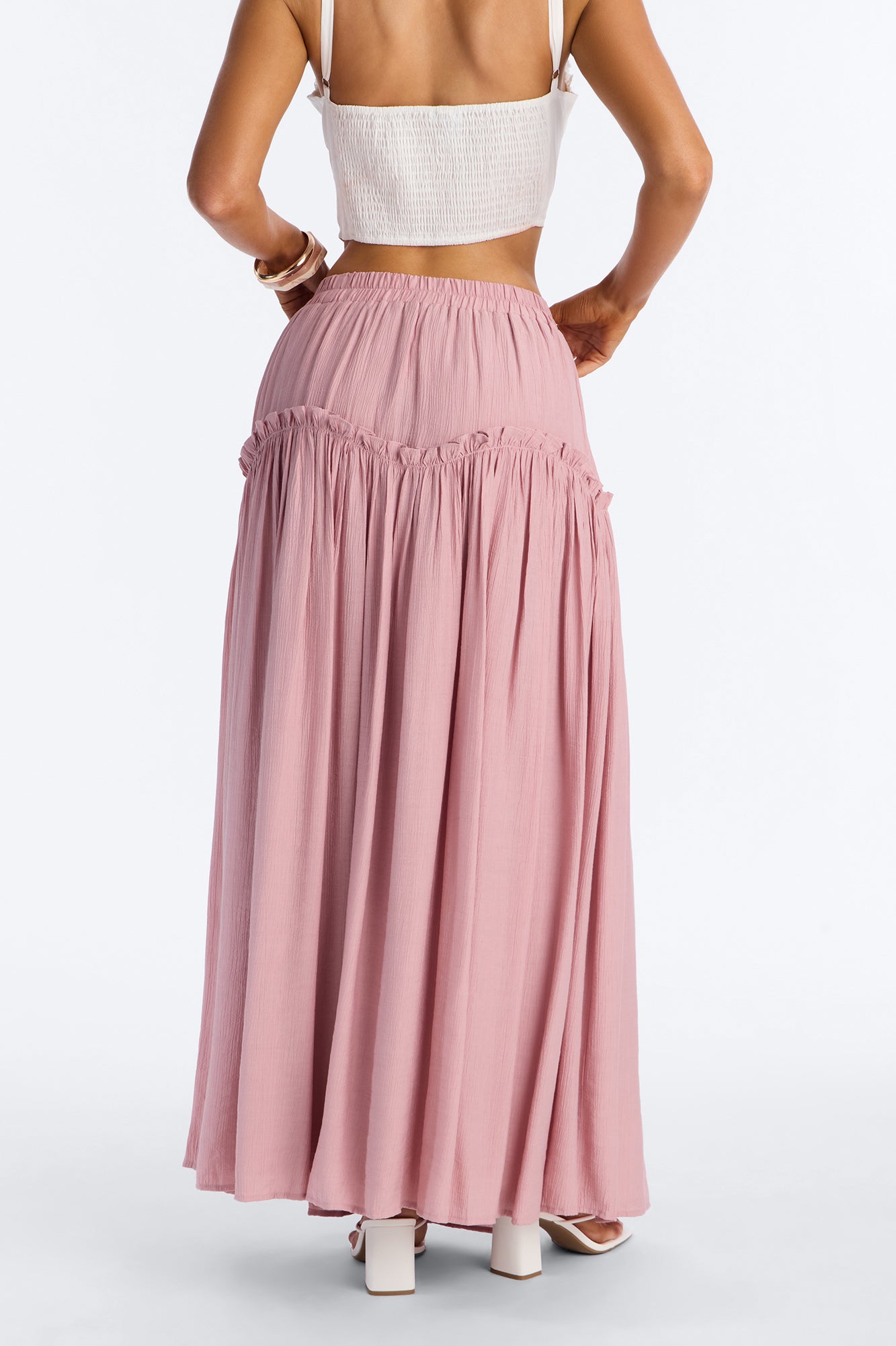 Lily Maxi Skirt - Mauve