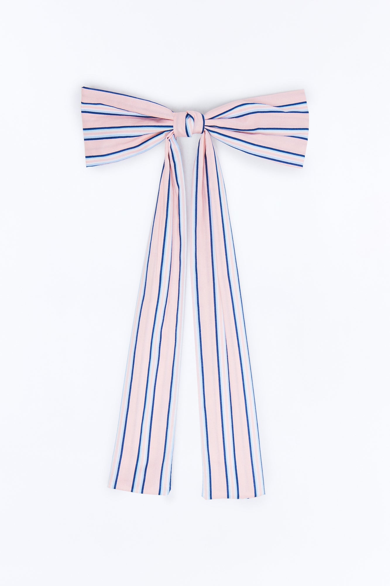 Line Up Bow Hair Clip - Pink/combo