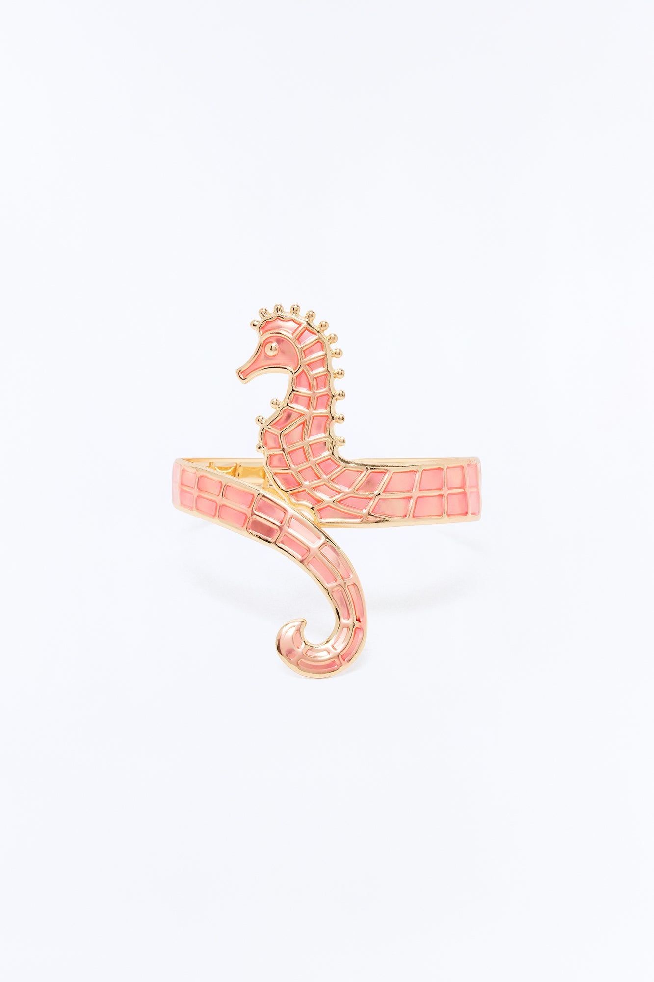 Seahorse Arm Cuff - Pink