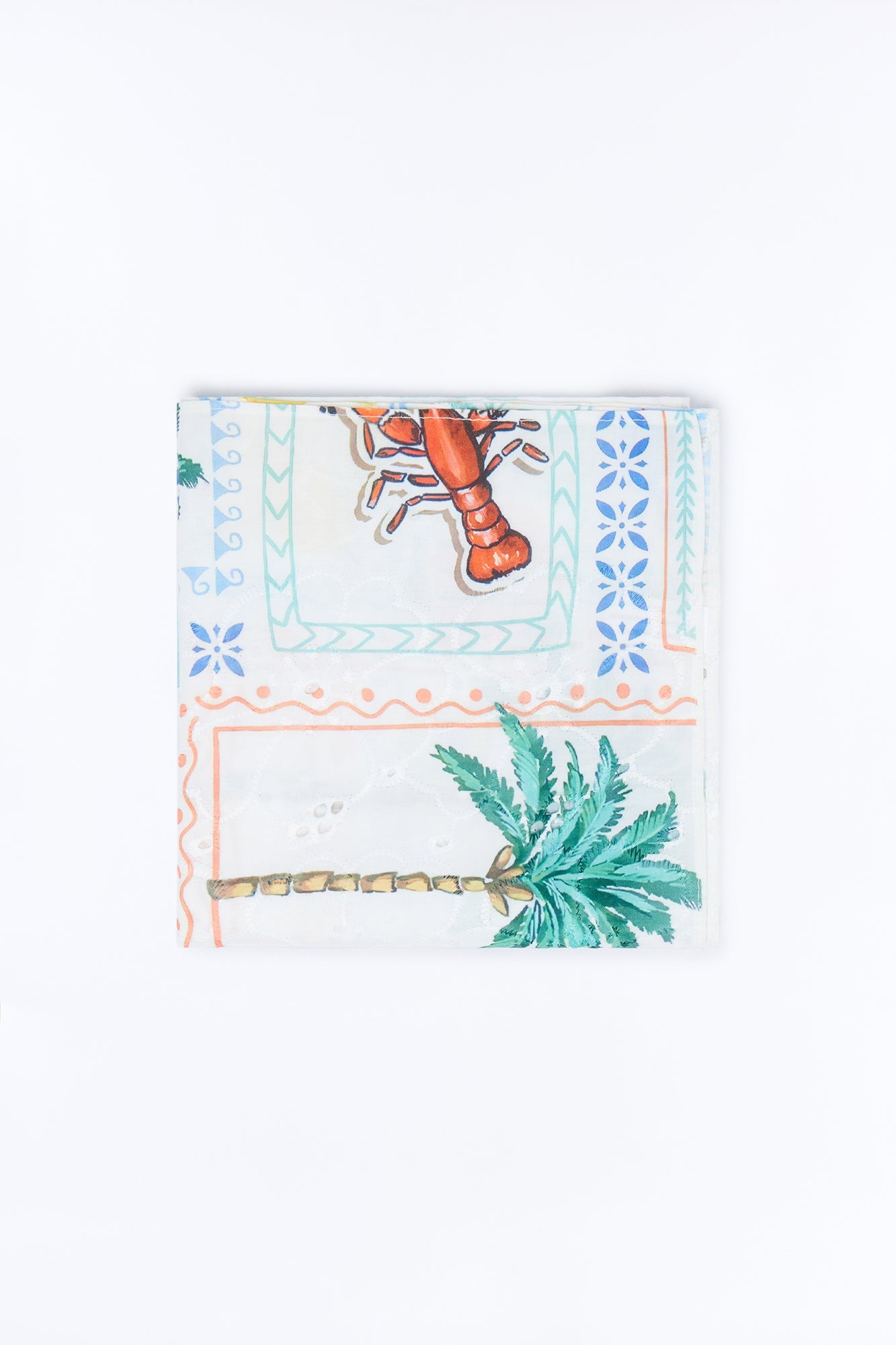 That Dolce Vita Head Scarf - White/combo
