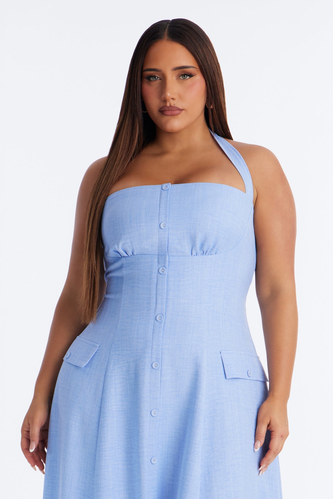 Christine Halter Midi Dress - Blue Fashion Nova