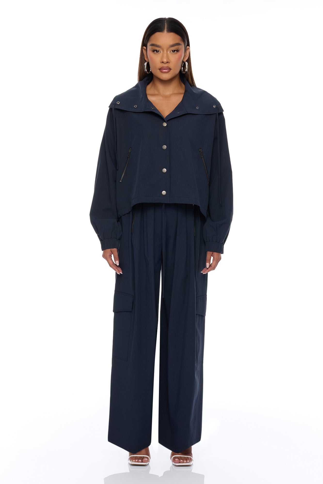 So Effortless Cargo Jacket - Navy