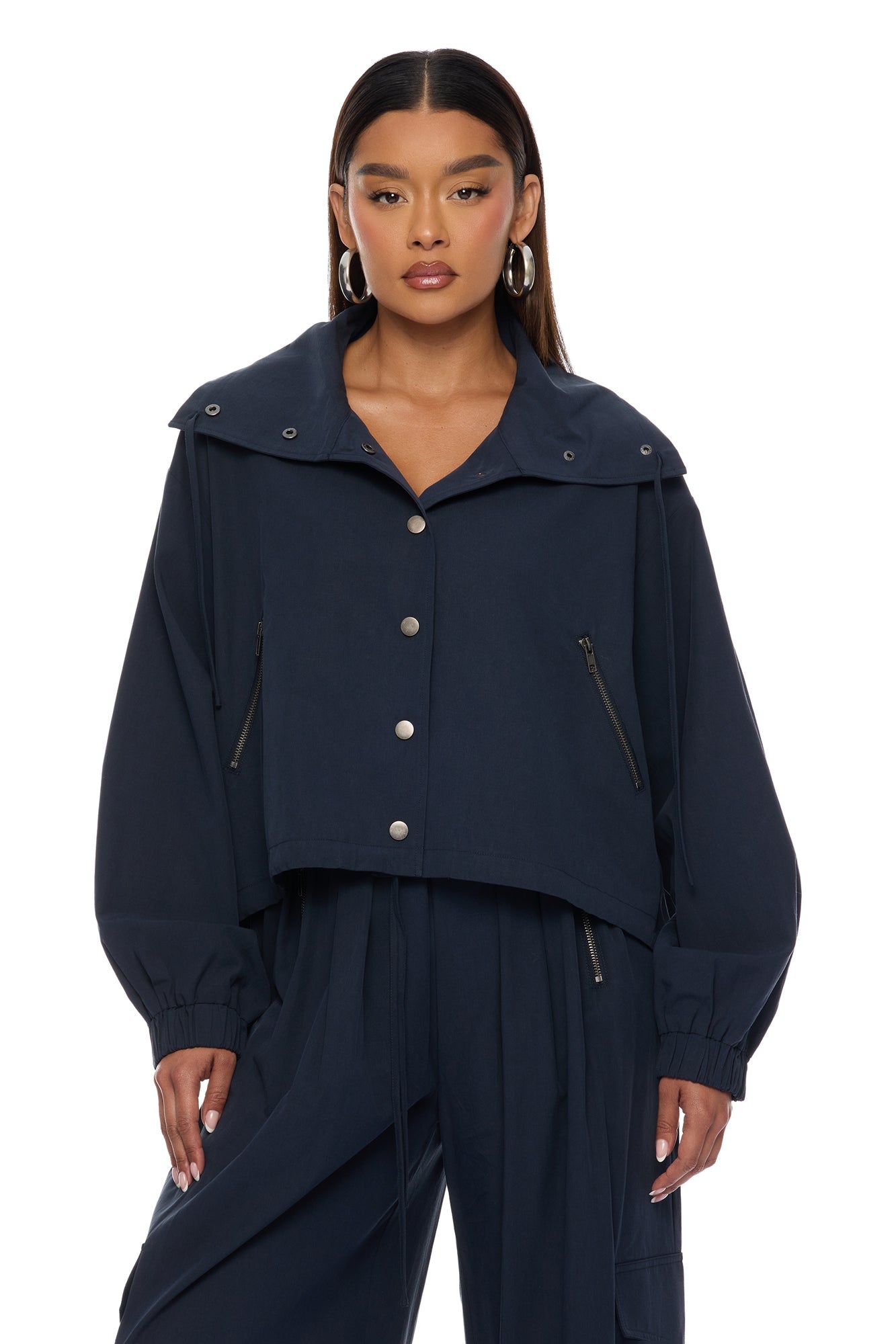 So Effortless Cargo Jacket - Navy