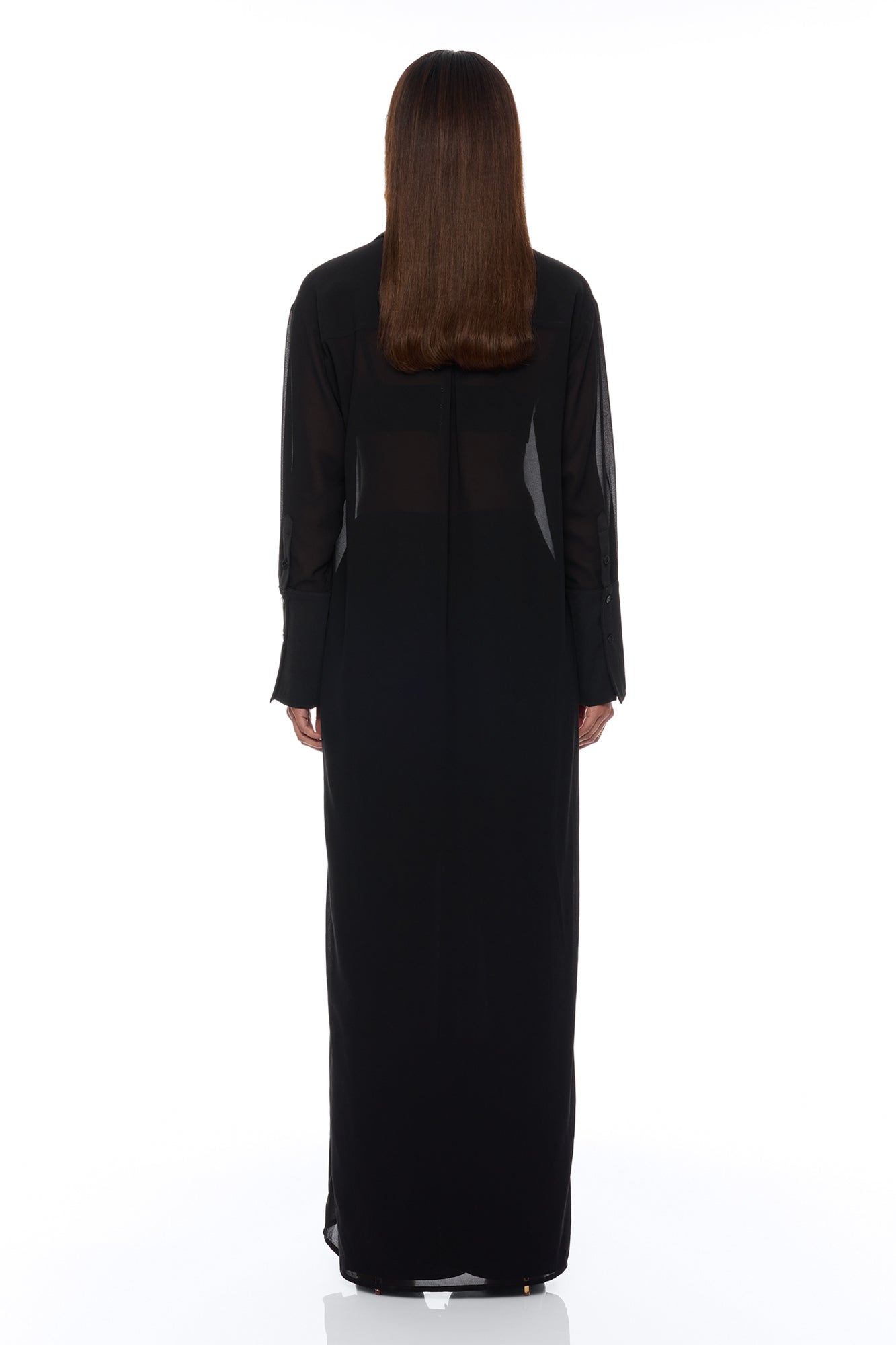 As Cool As Me 3 Piece Chiffon Pant Set - Black