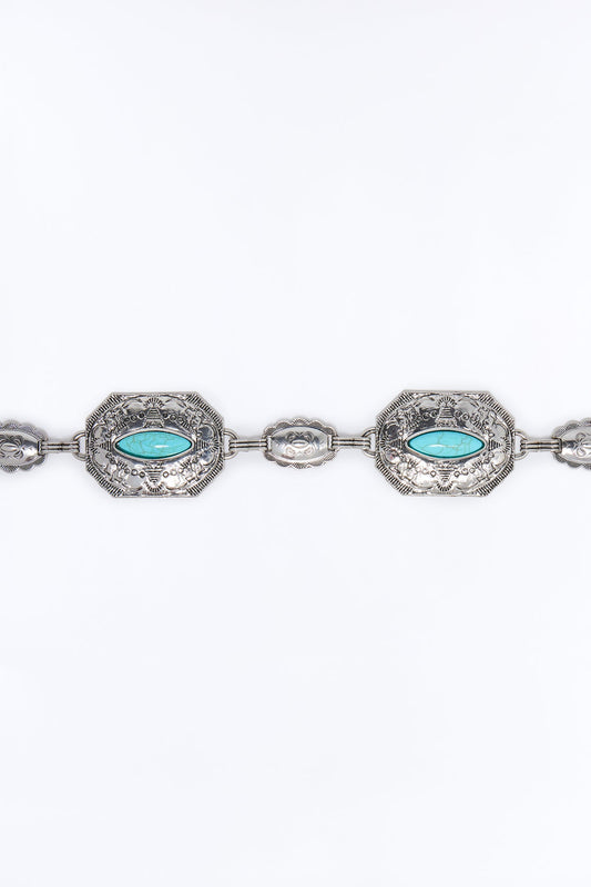 Just My Stones Chain Belts - Silver