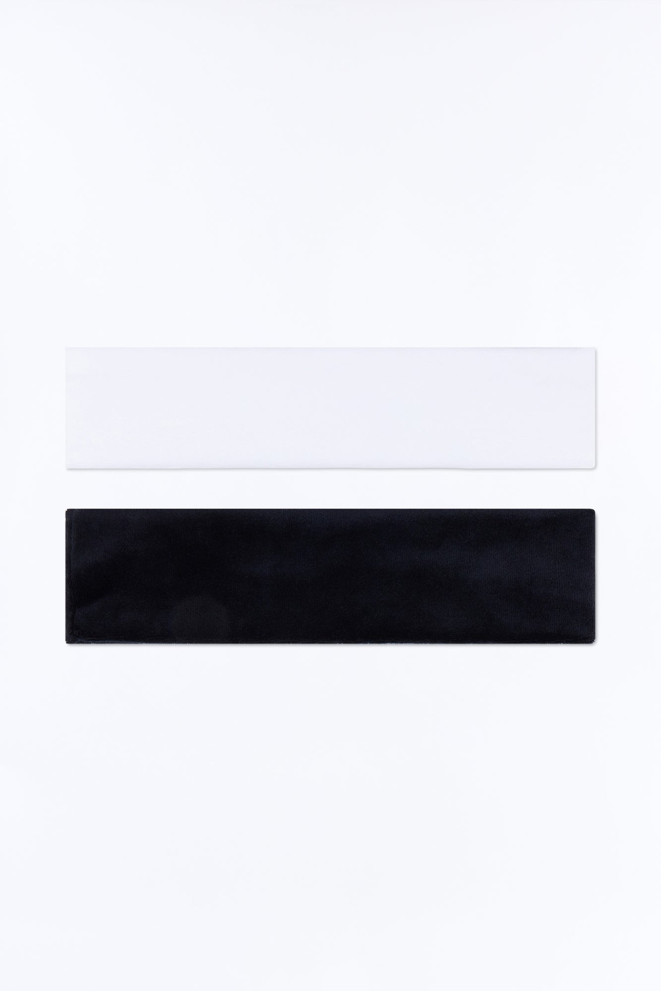 Softest Touch 2 Piece Headband Set - White/Black