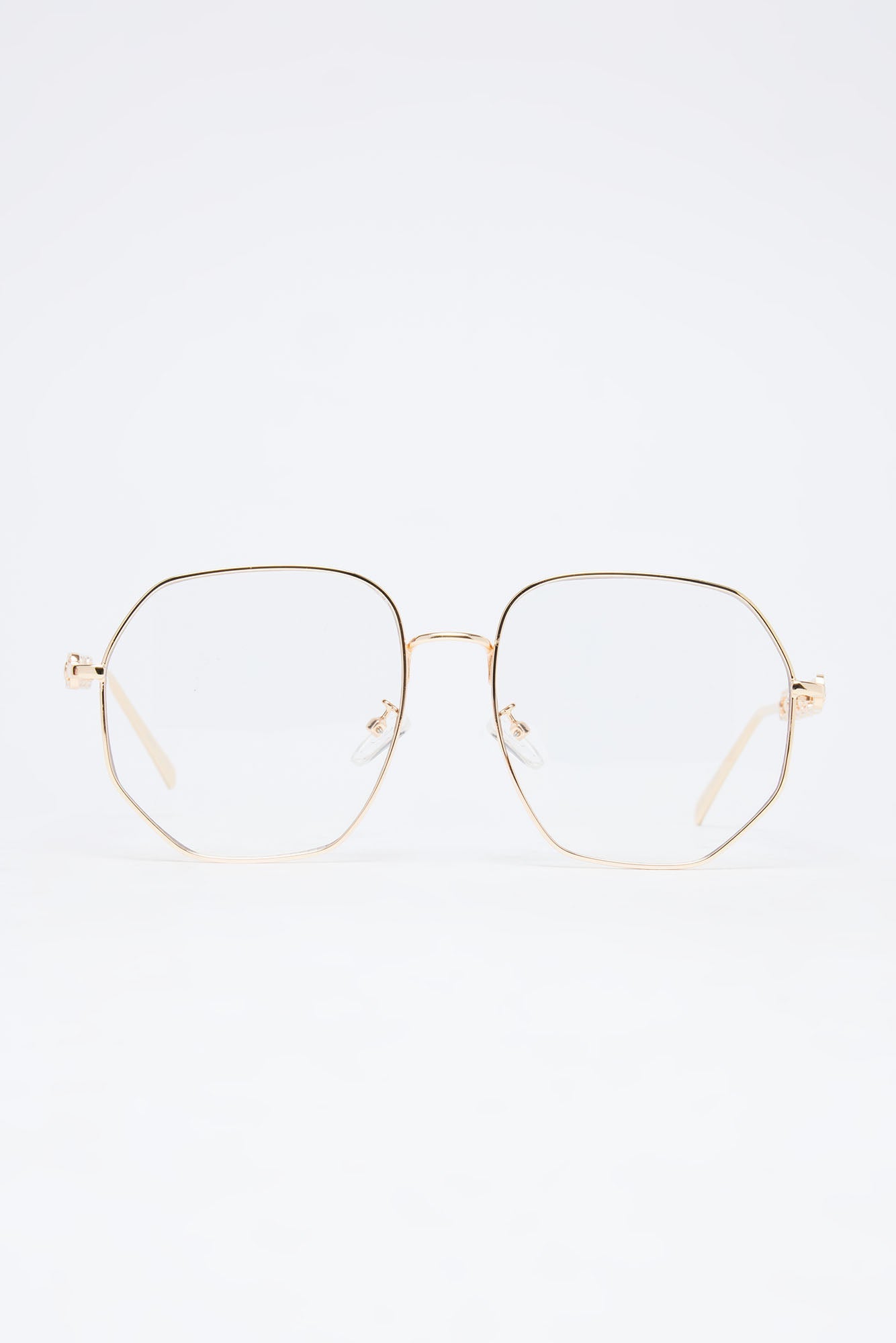 Lazy Days Glasses - Gold/Clear