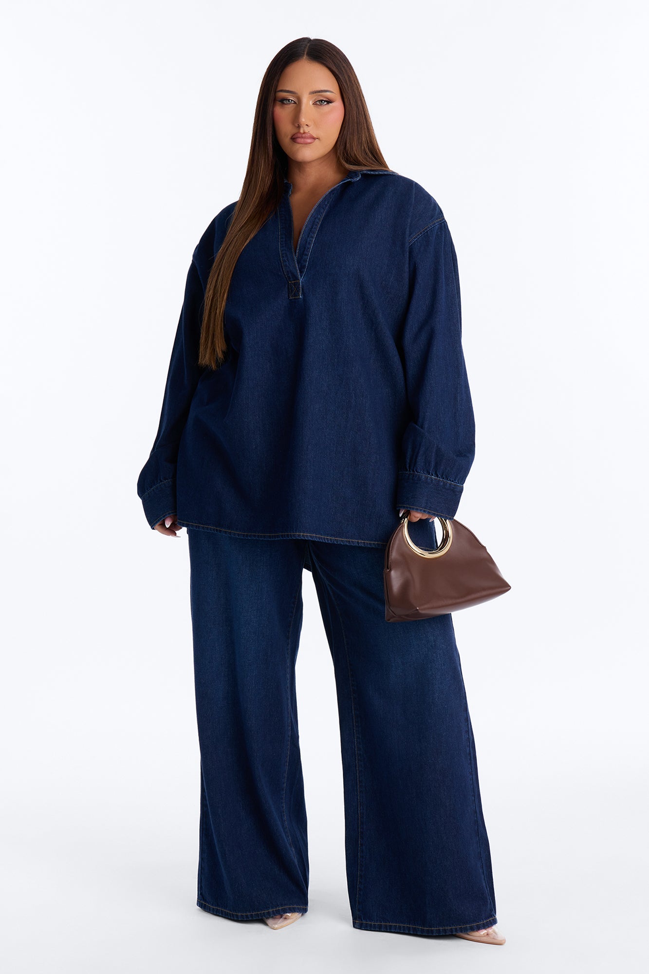Blue Jean Baby Pant Set - Dark Wash