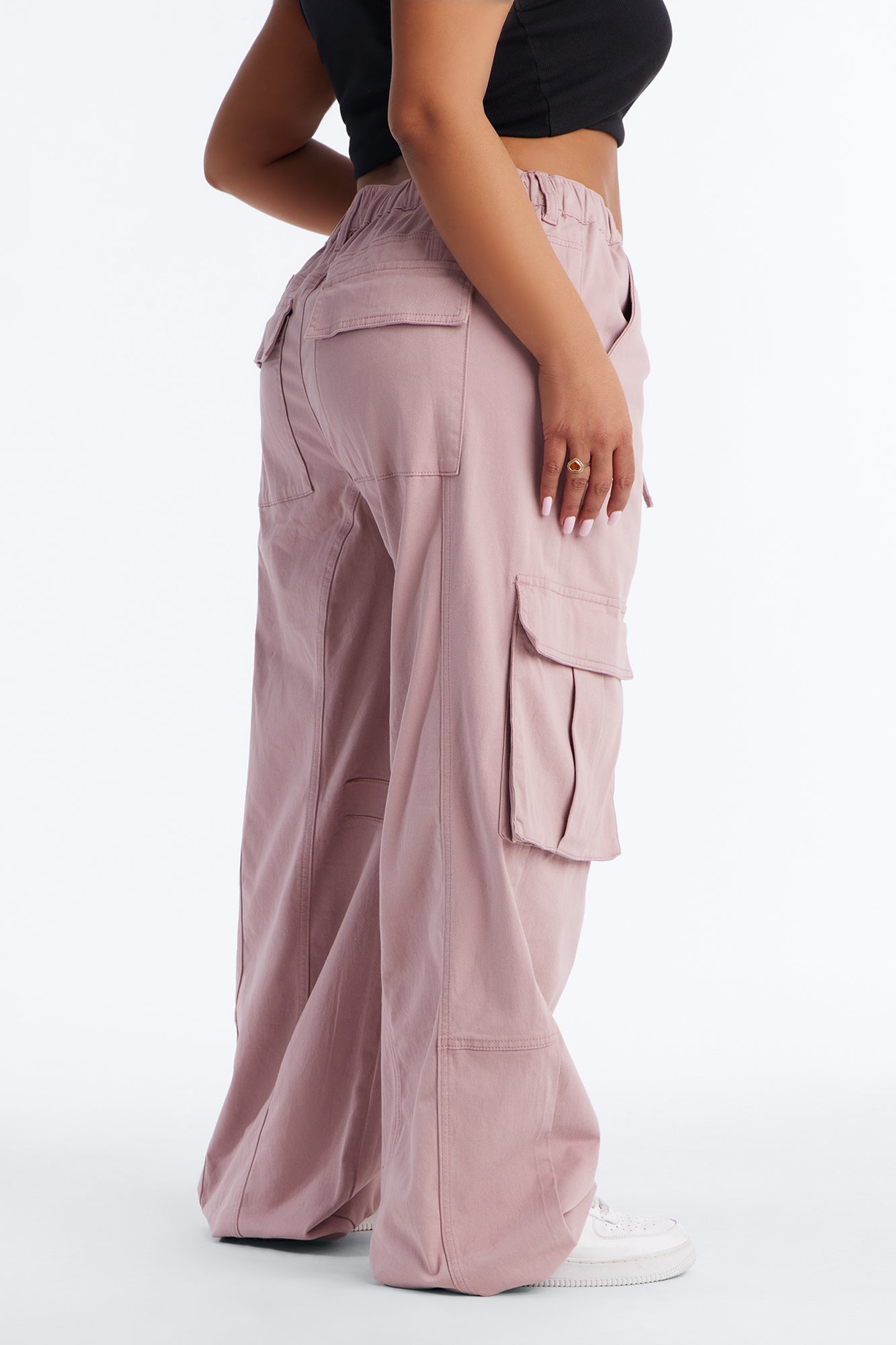 Portland Washed Cargo Pant - Blush Fashion Nova