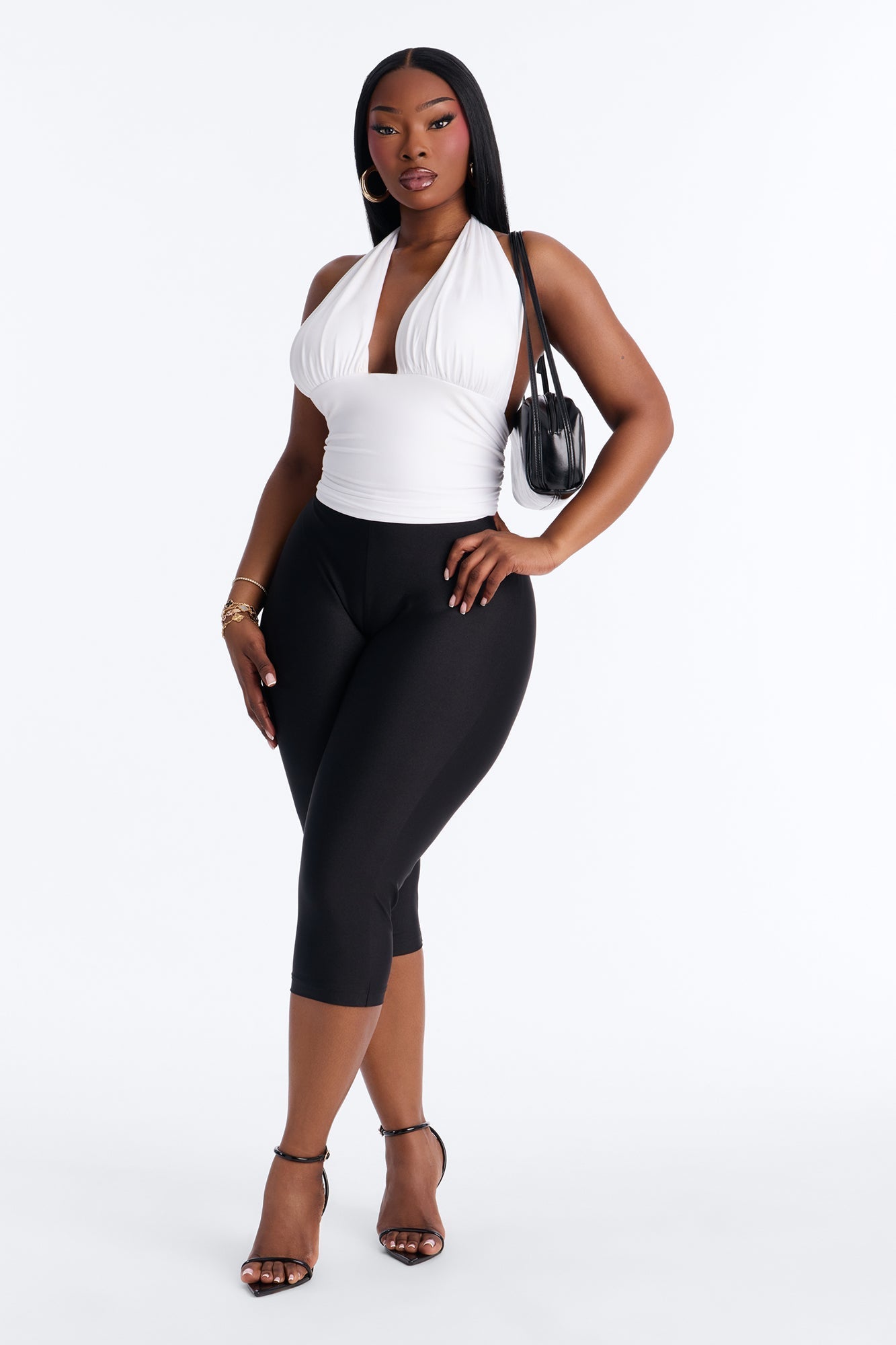 Side Attraction One Shoulder Ruched Top - White Fashion Nova