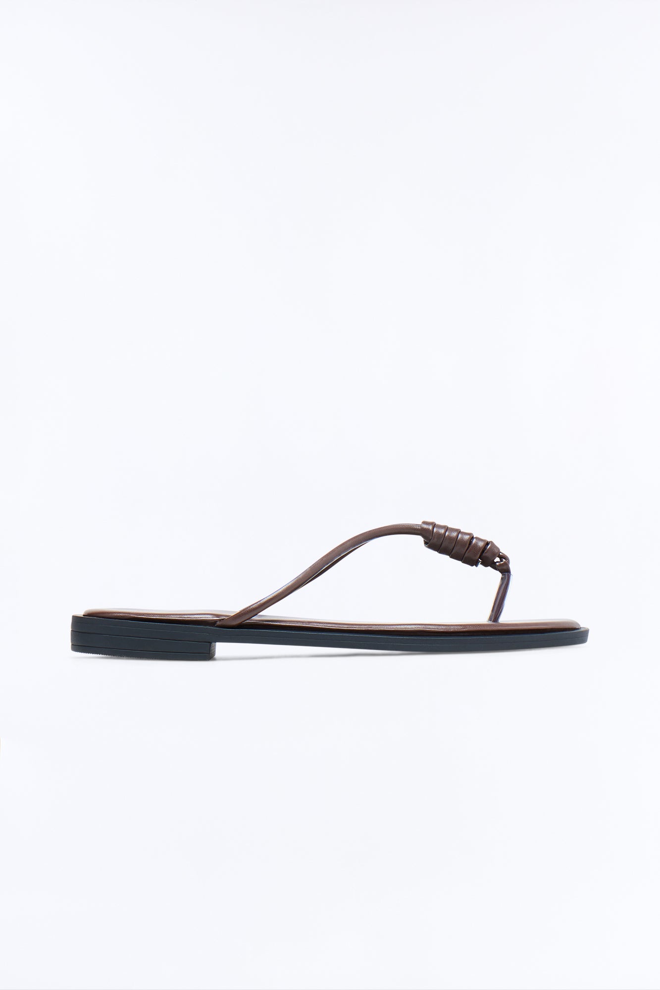 Kendall Knot Flip Flops - Chocolate