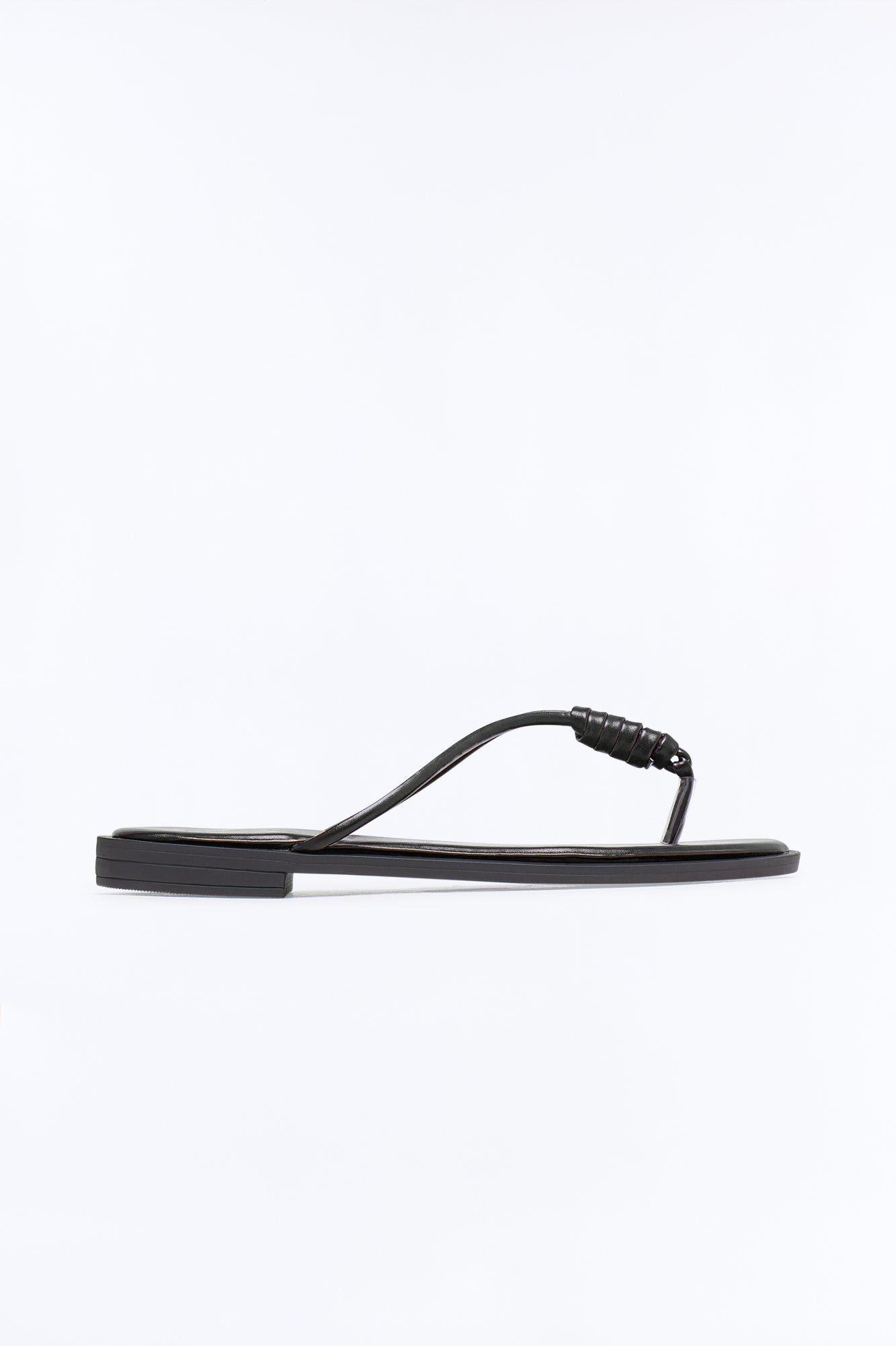 Kendall Knot Flip Flops - Black
