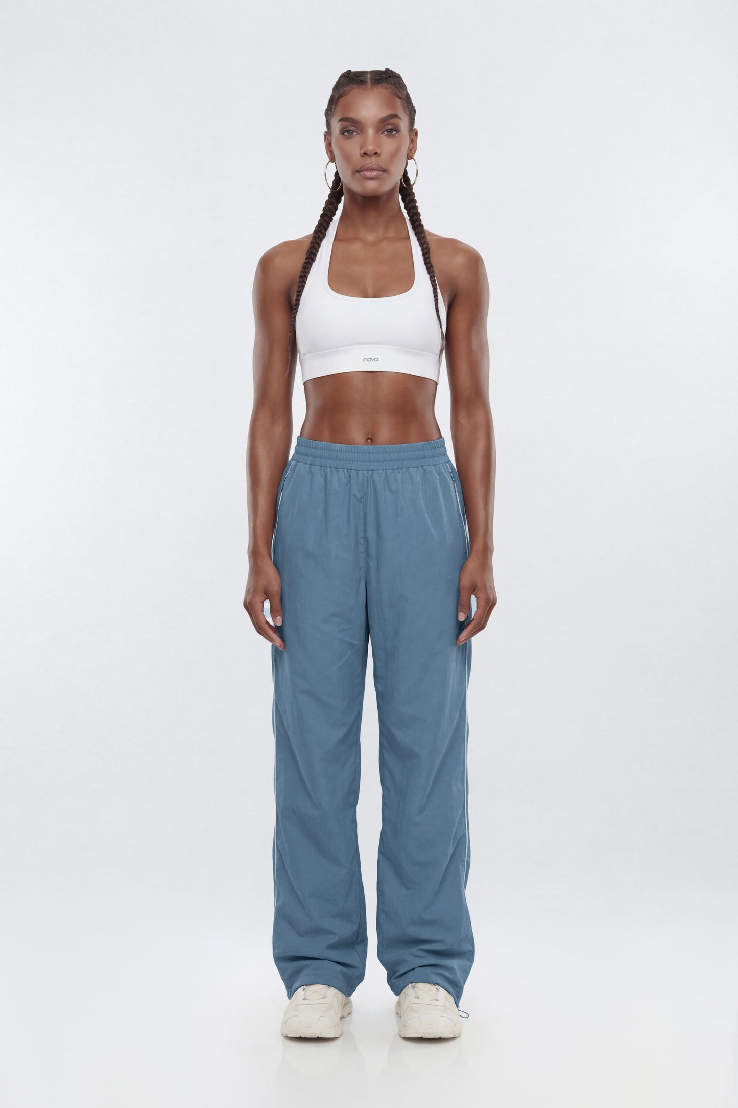 CoreNylon 32″ Pocket Track Pant - Soft Indigo