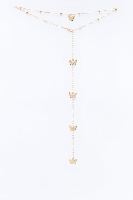 Monarch Madam Back Chain - Gold