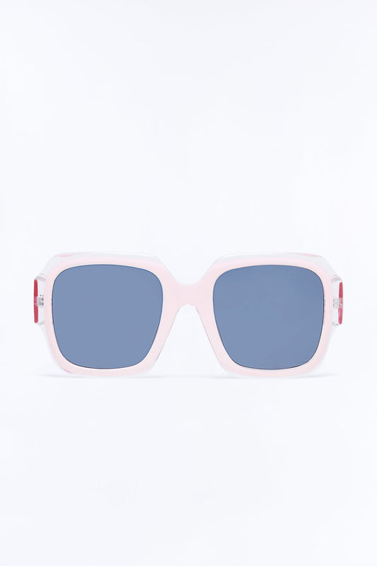 Feminine Flare Sunglasses - Pink