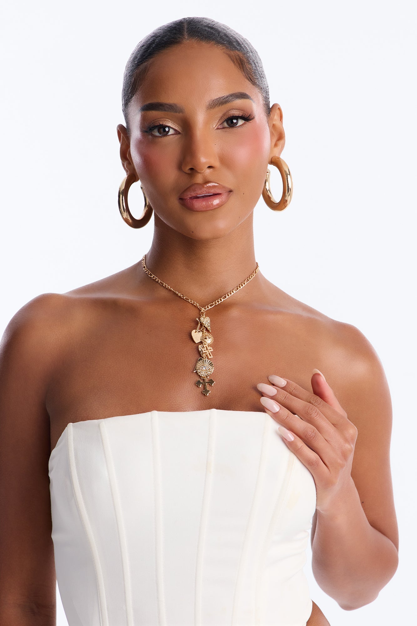 The Beach Is Calling Lariat Necklace - Gold