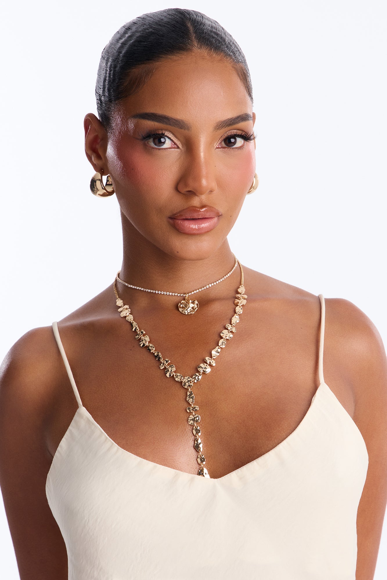 Caribbean Oasis Layered Necklace - Gold