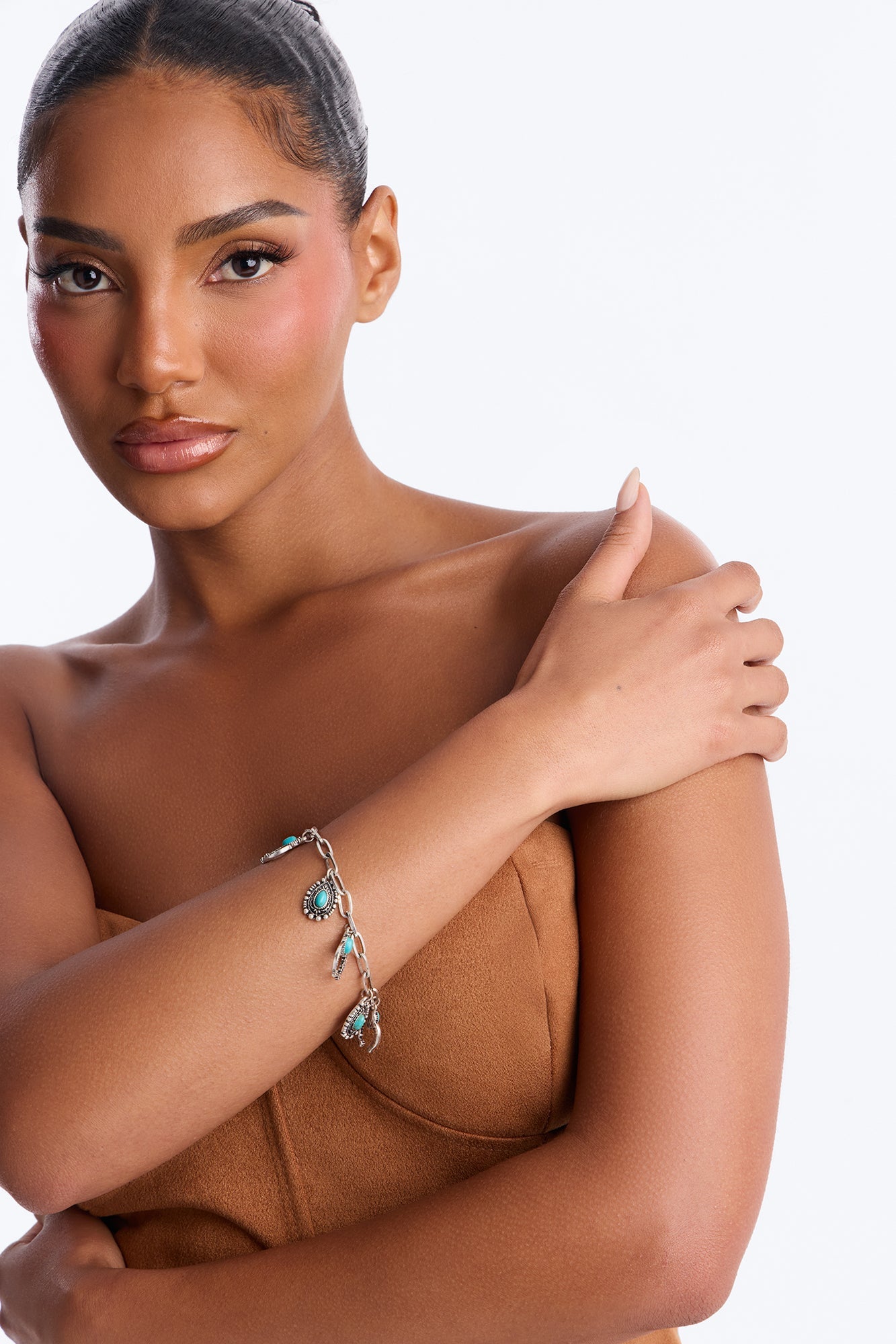 Western Charm Bracelet - Turquoise