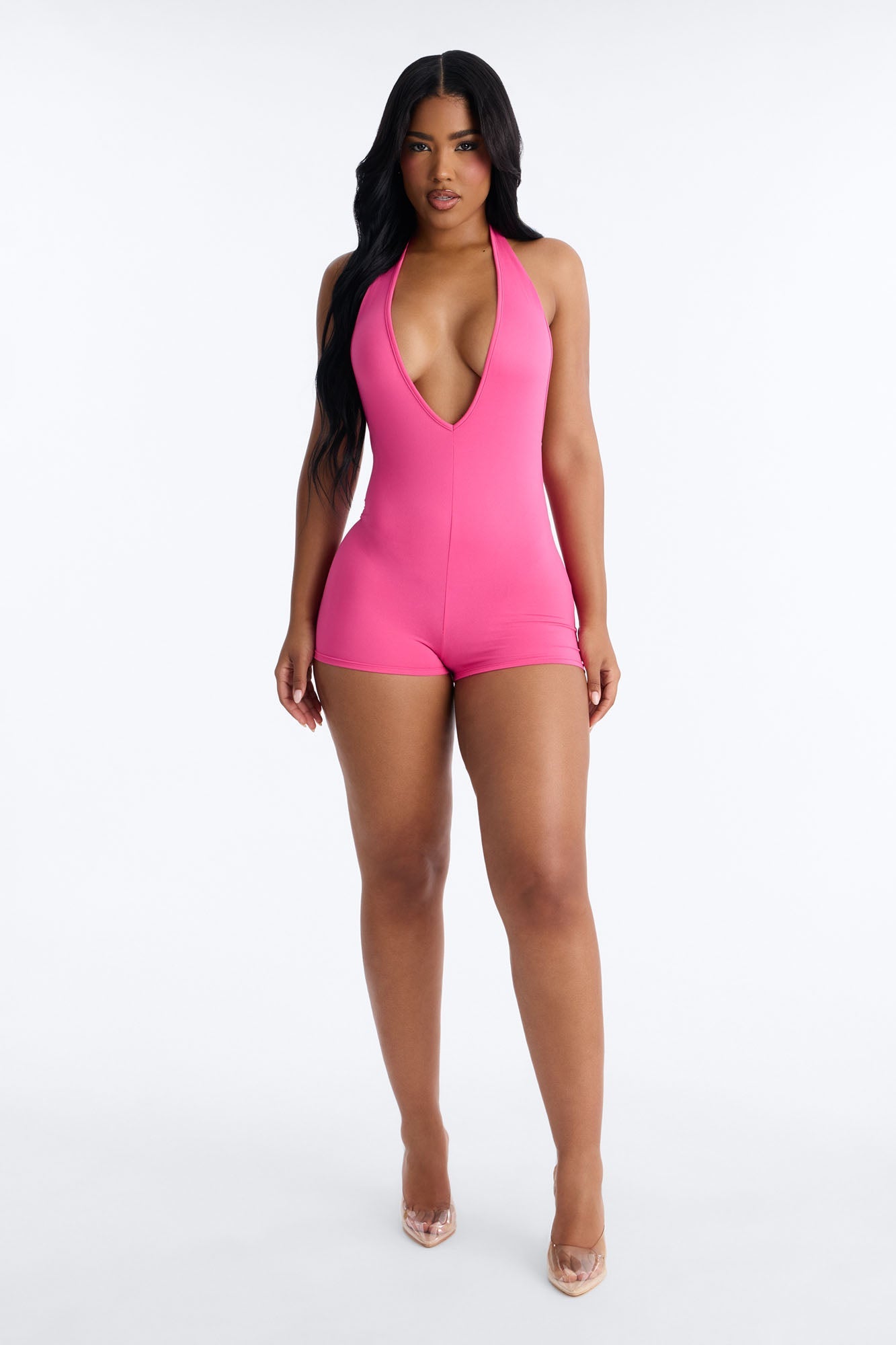Iconic Babe Romper - Hot Pink
