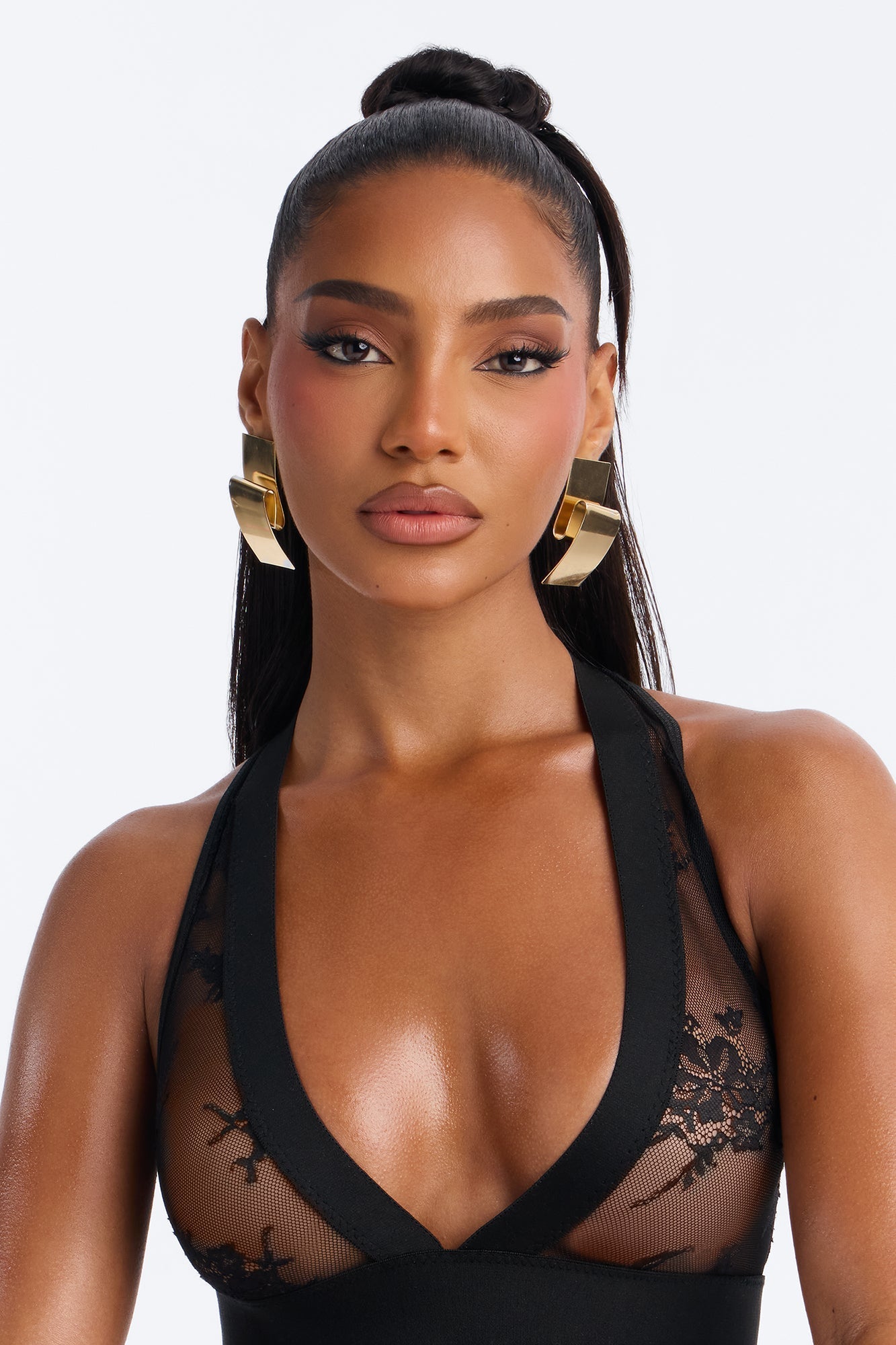 Laying Out Earrings - Gold Fashion Nova