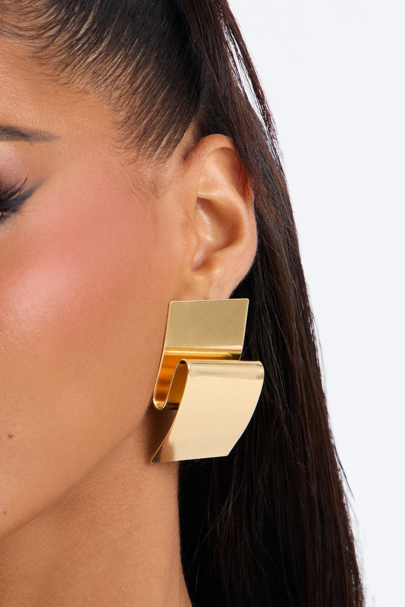 Laying Out Earrings - Gold Fashion Nova