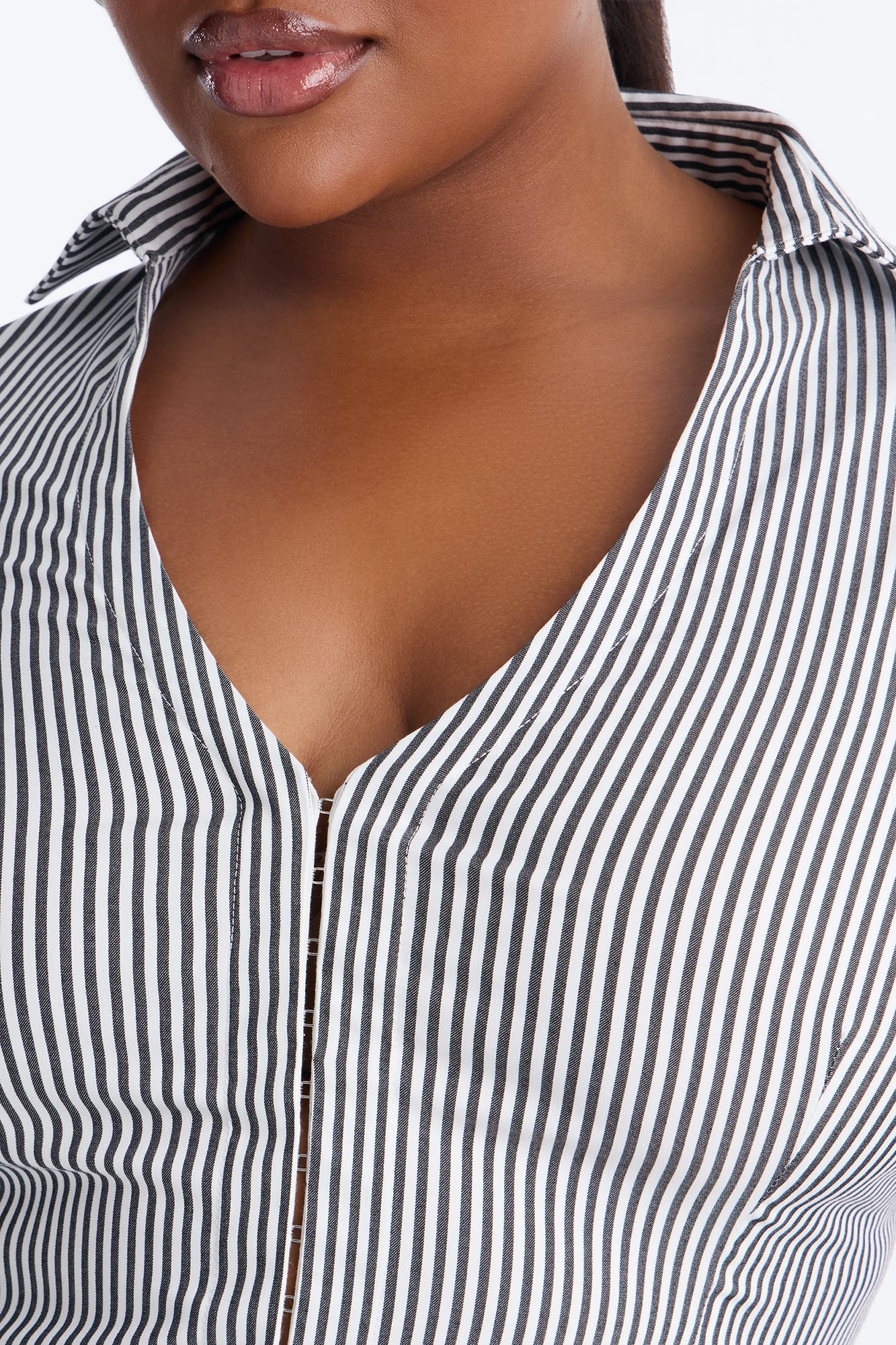 Bet On Me Bell Sleeve Stripe Top - Black/combo