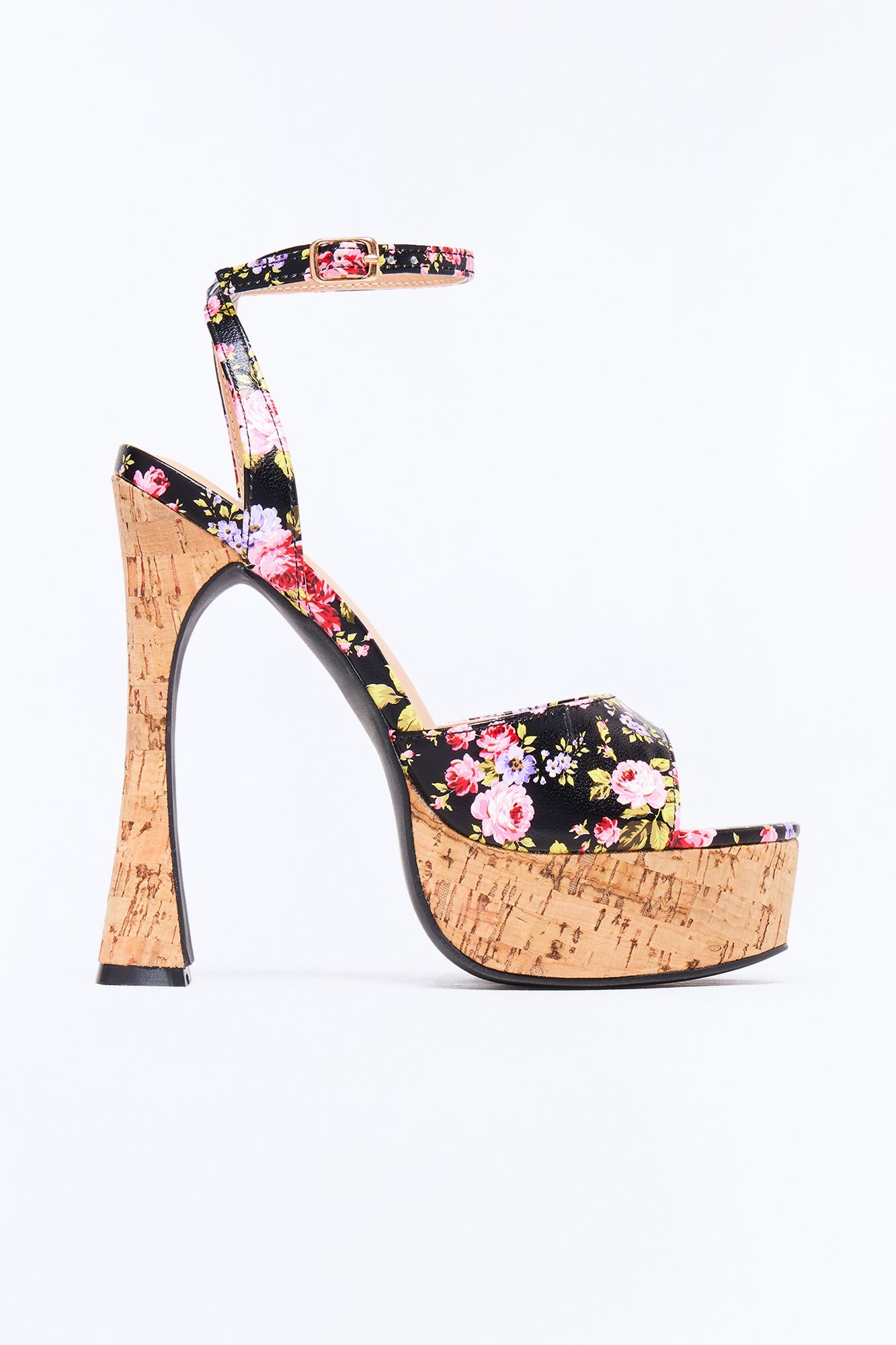 Mishy Ultra High Platform Heels - Black