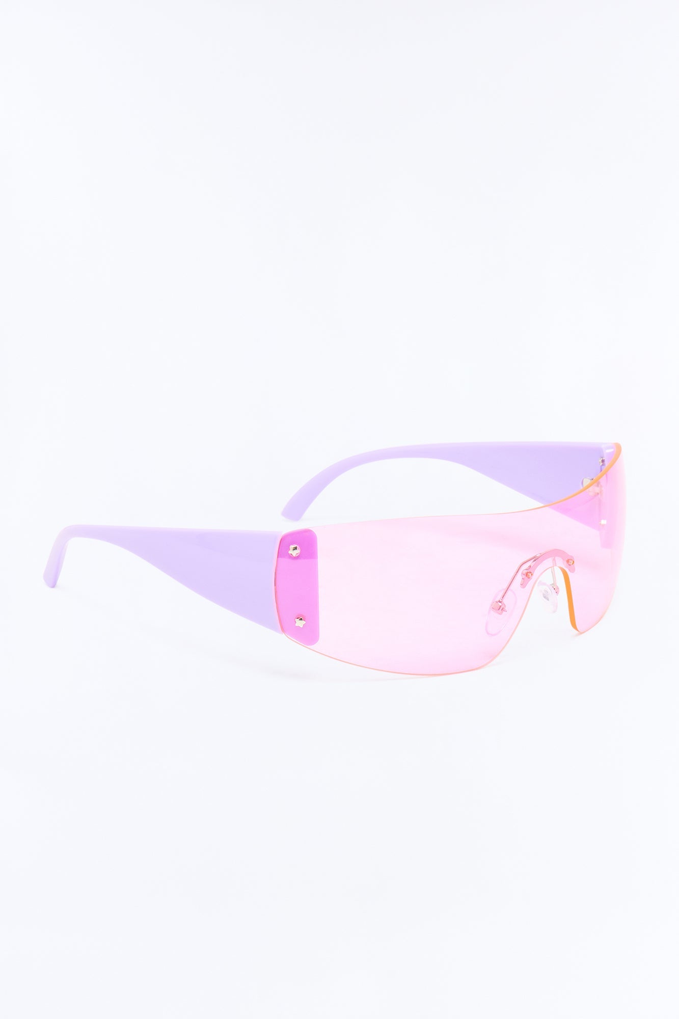 Baddie Blaze Sunglasses - Pink/combo