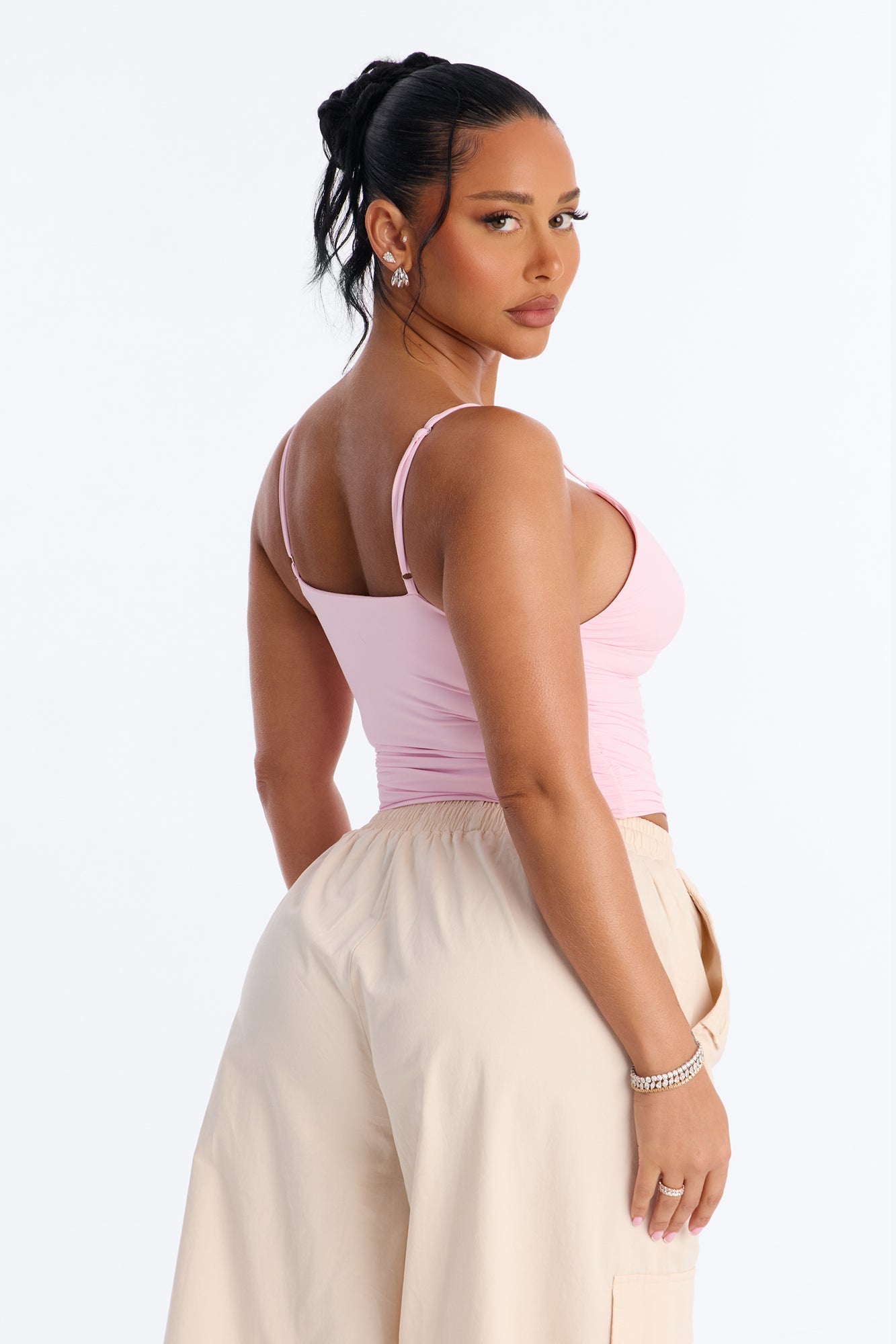 Second Skin Deep U Neck Cami - Light Pink
