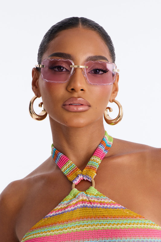 Poolside Pop Sunglasses - Purple