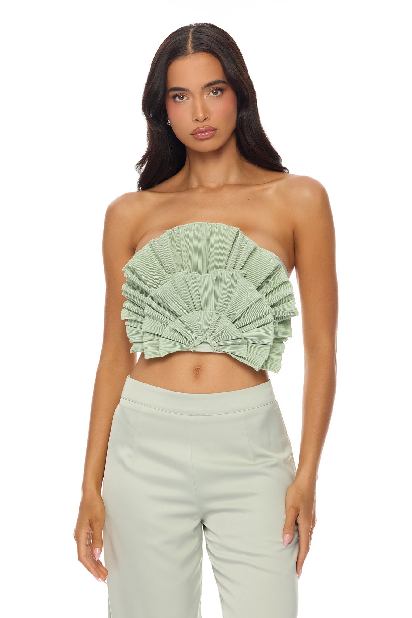 Coast To Coast Pant Set - Sage