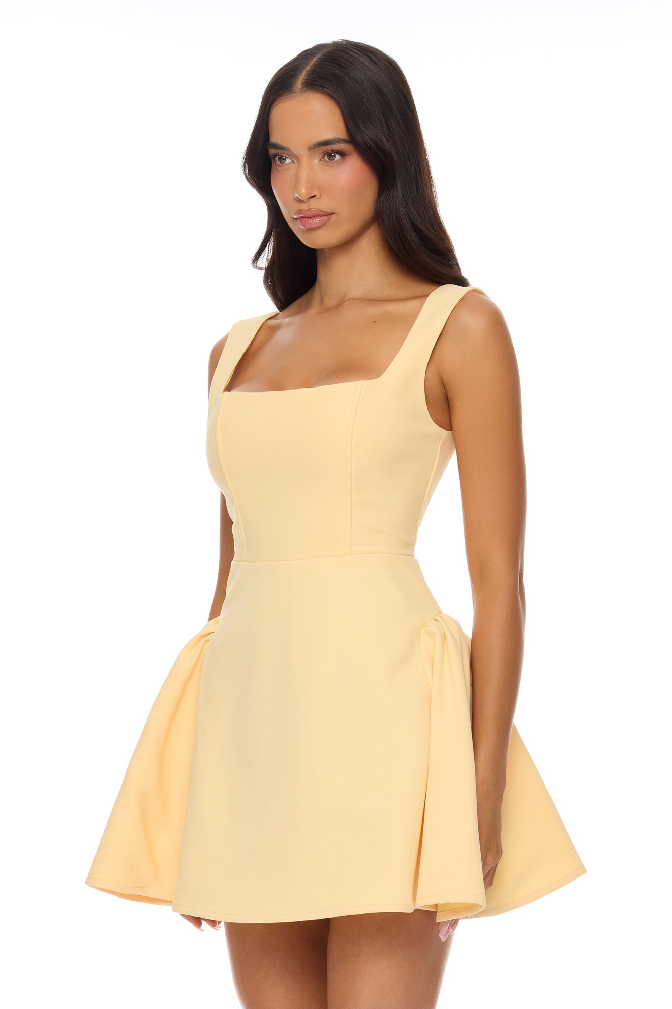Sweetest Crush Mini Dress - Butter Yellow