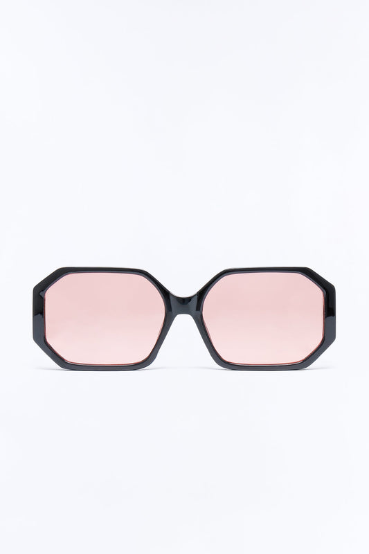 Feel The Beat Sunglasses - Black/Pink