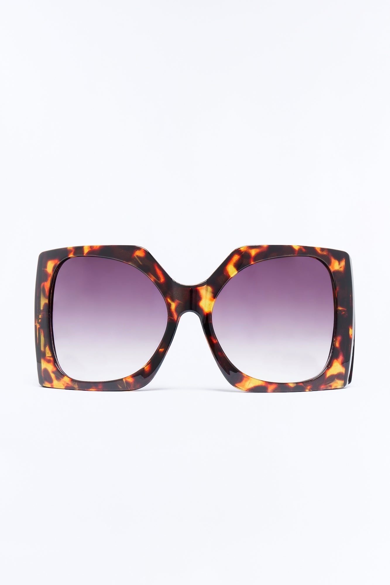 Baddie Attitude Sunglasses - Tortoise