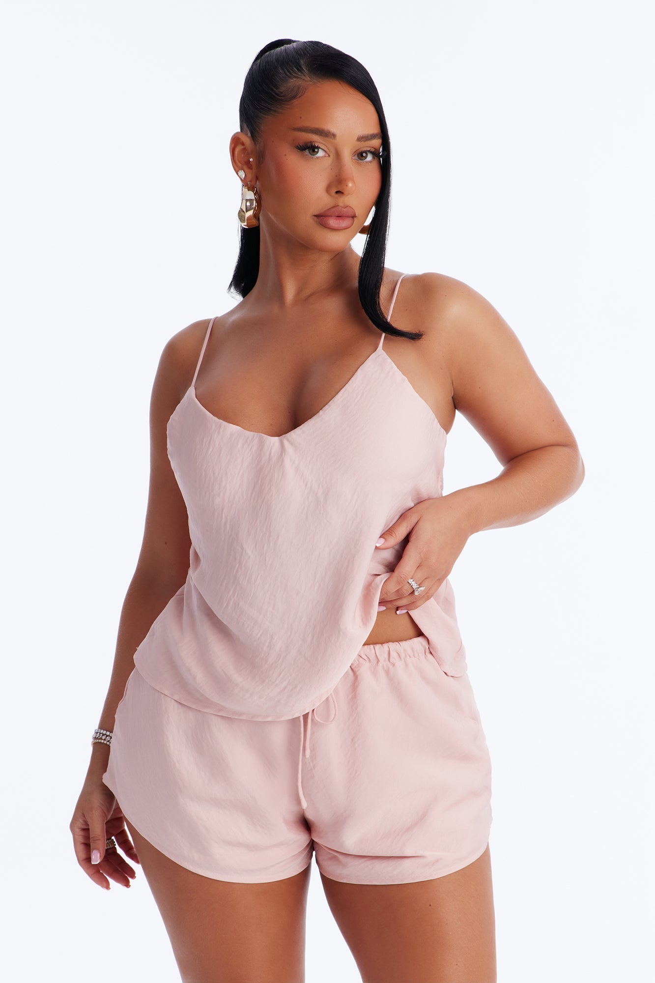 Fresh Start Short Set - Pink