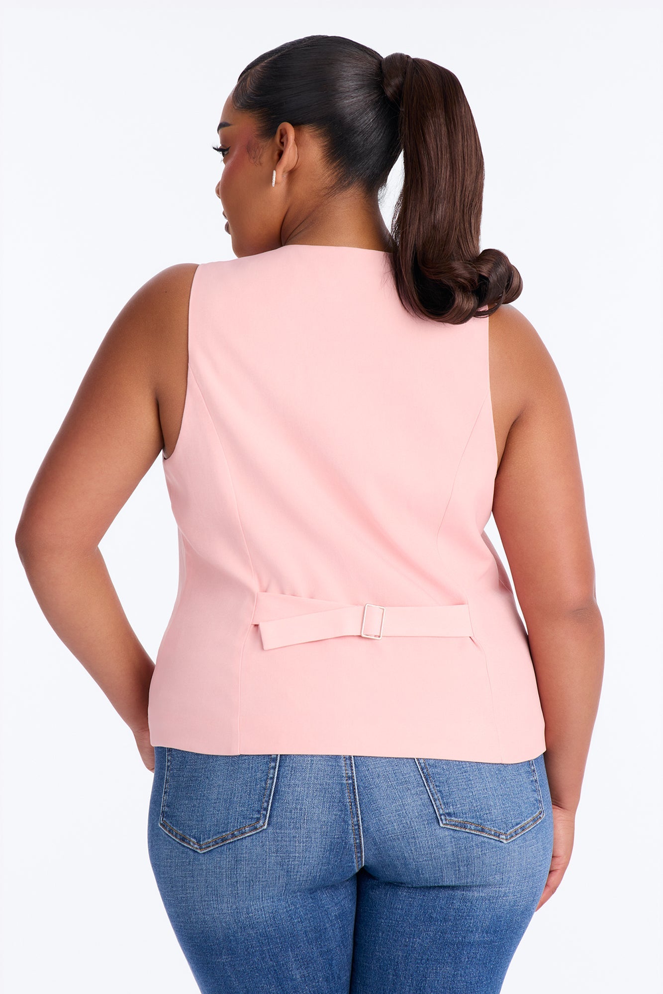 Brooklyn Babe Vest Top - Pink