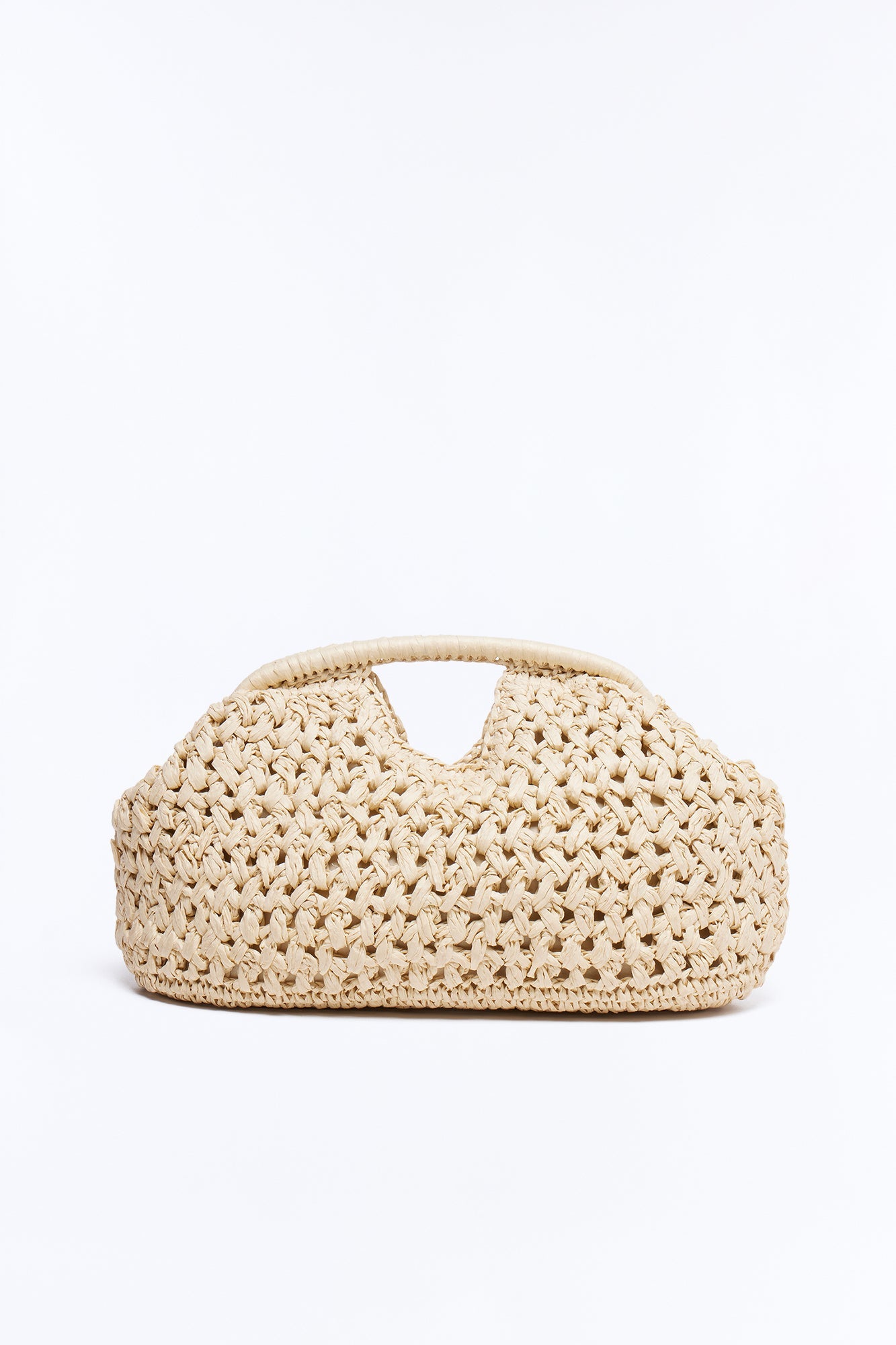 Boardwalk Straw Satchel Bag - Natural