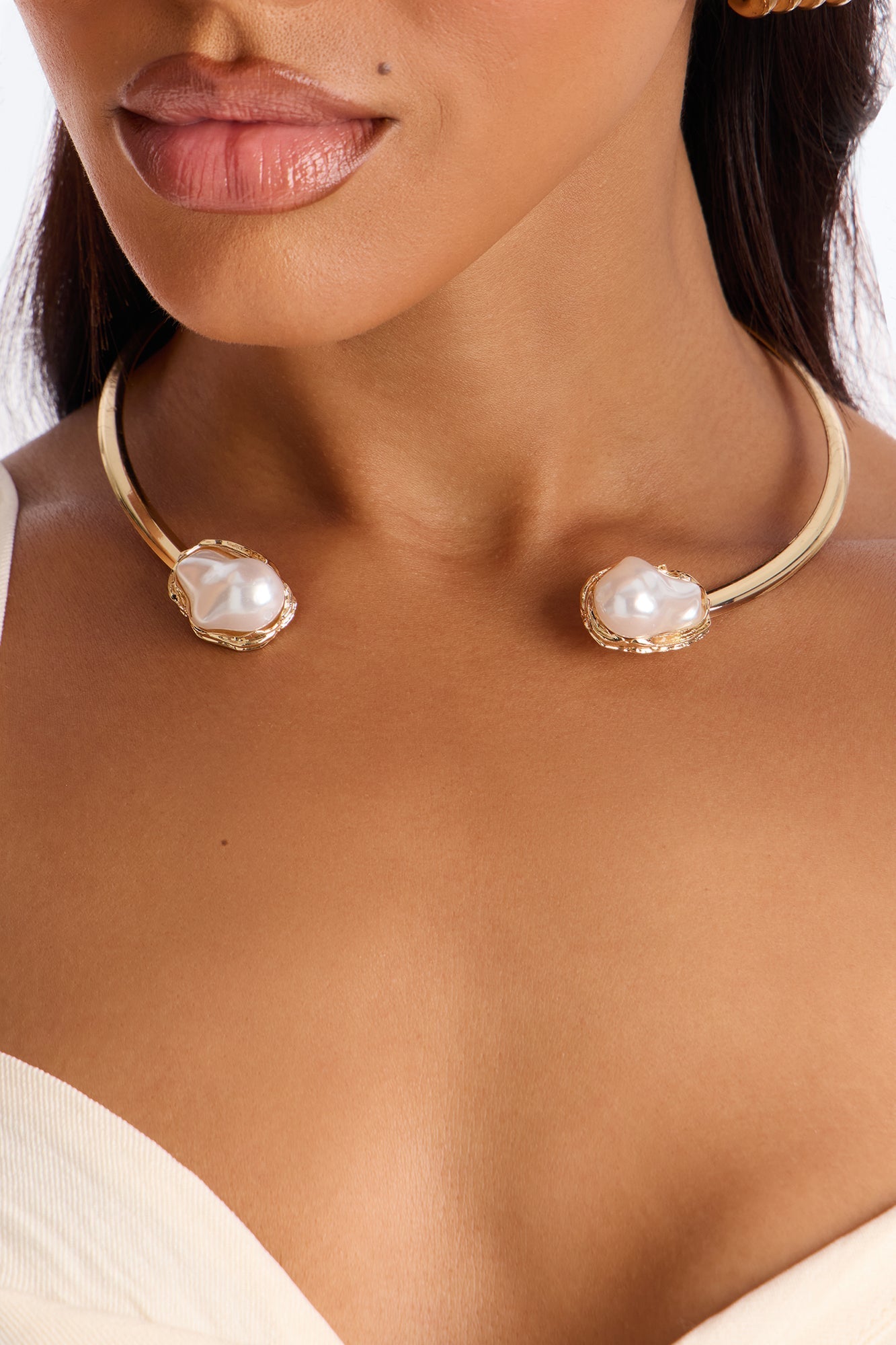Blissful Retreat Pearl Choker - Gold Fashion Nova