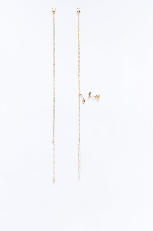 Lust Or Love 2 Piece Anklet Set - Gold