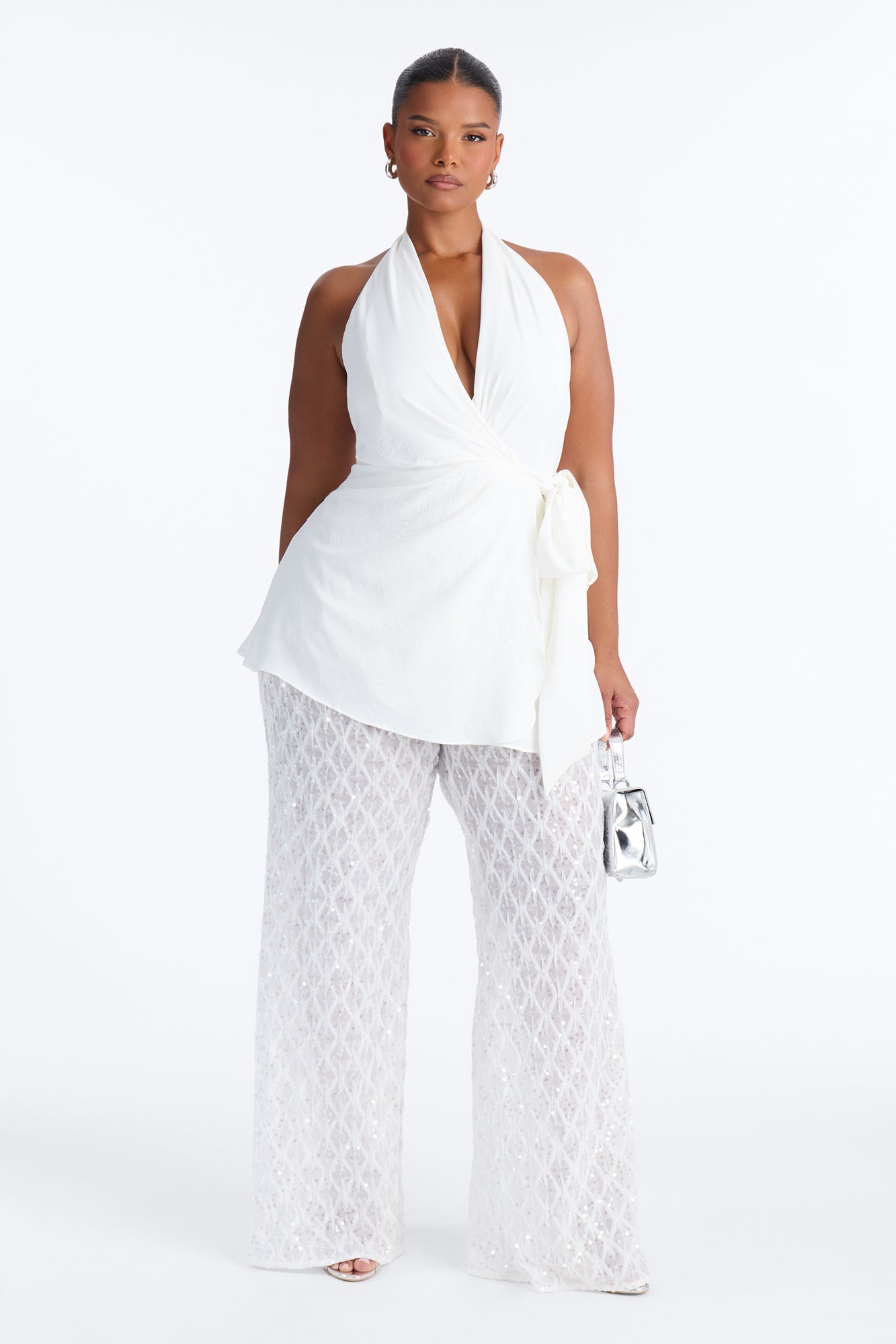 Angel Dreams Sheer Jumpsuit - White