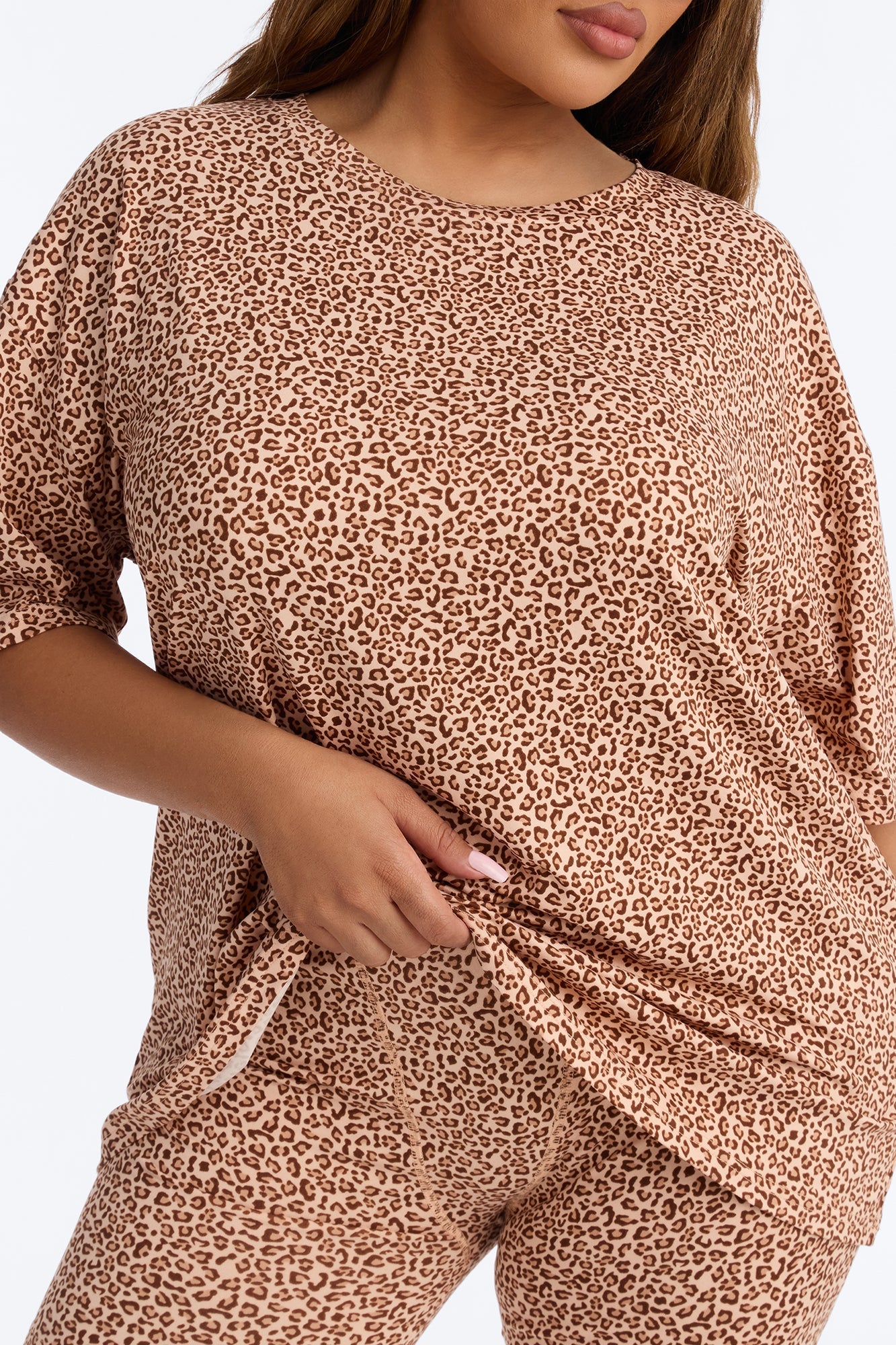 Wild For The Night PJ Boxer Short Set - Leopard