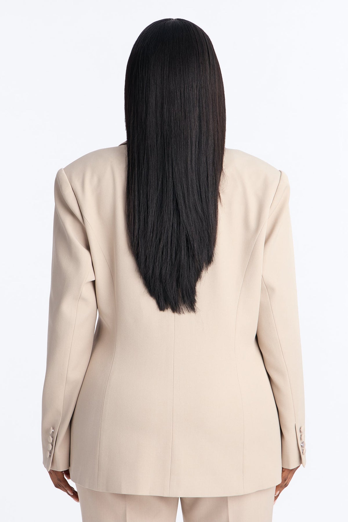 Alani Wrap Waist Blazer - Stone