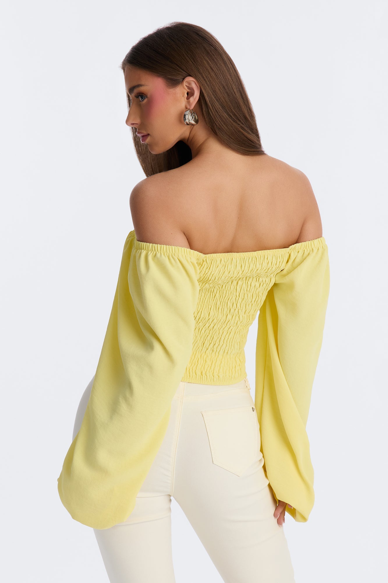 Out To Play Lace Up Airflow Top - Butter Yellow